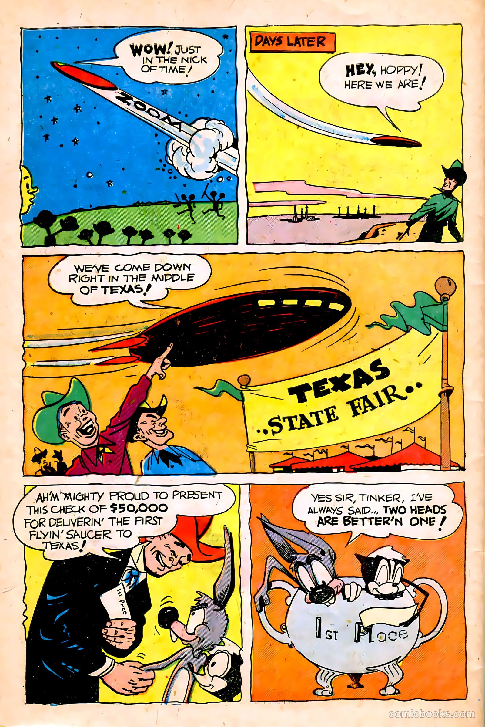"Red" Rabbit Comics #17 (1950) — page 48 of 52