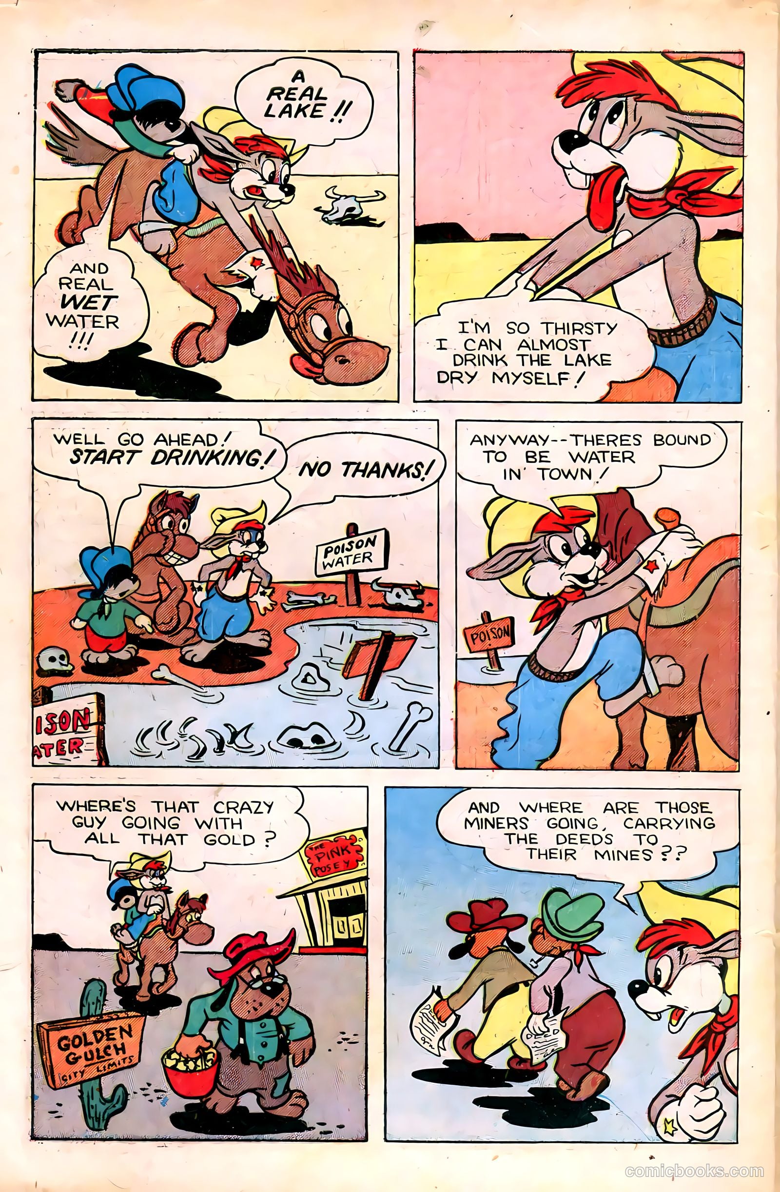 "Red" Rabbit Comics #18 (1950) — page 4 of 52