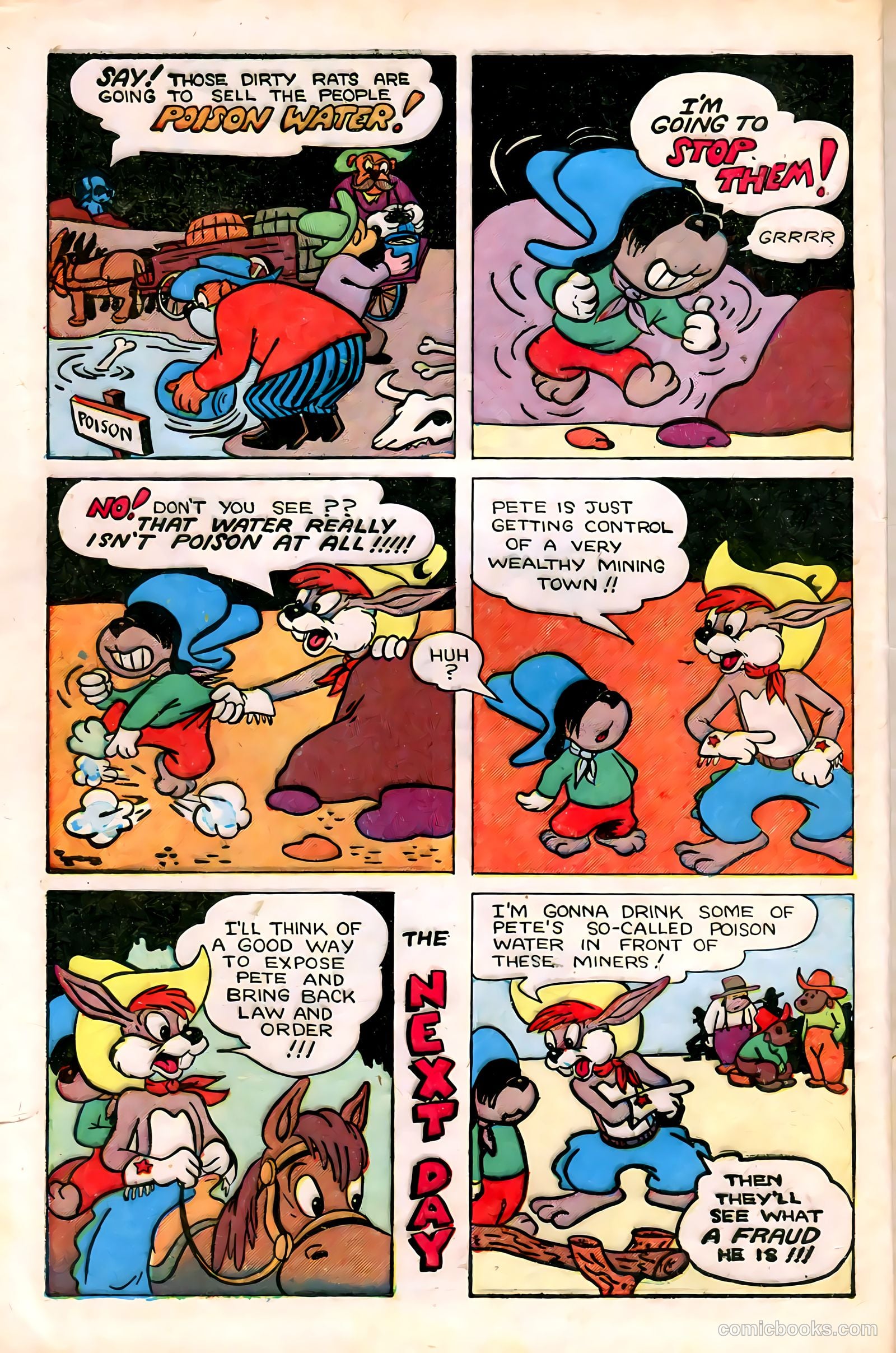"Red" Rabbit Comics #18 (1950) — page 8 of 52
