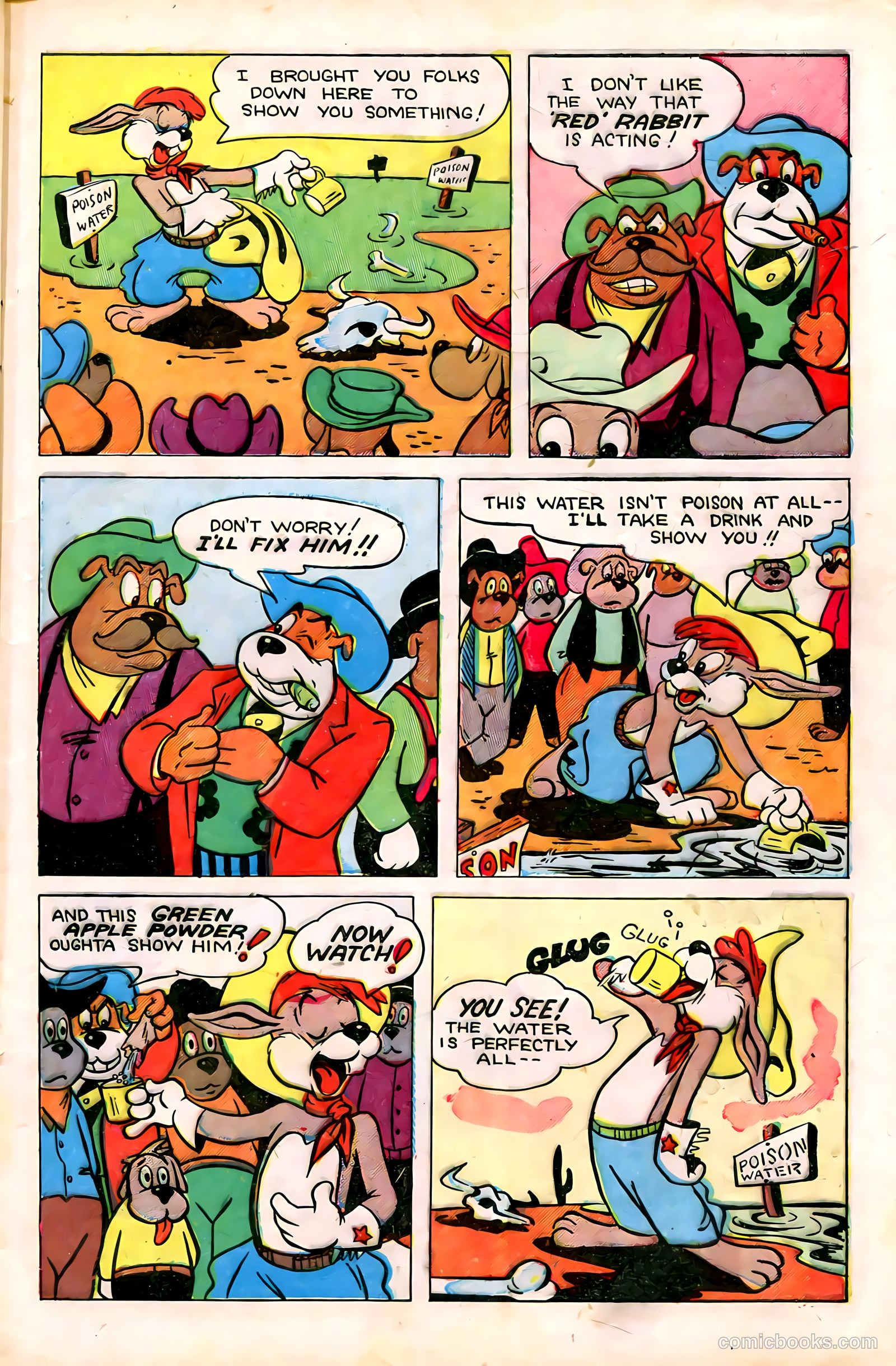 "Red" Rabbit Comics #18 (1950) — page 9 of 52
