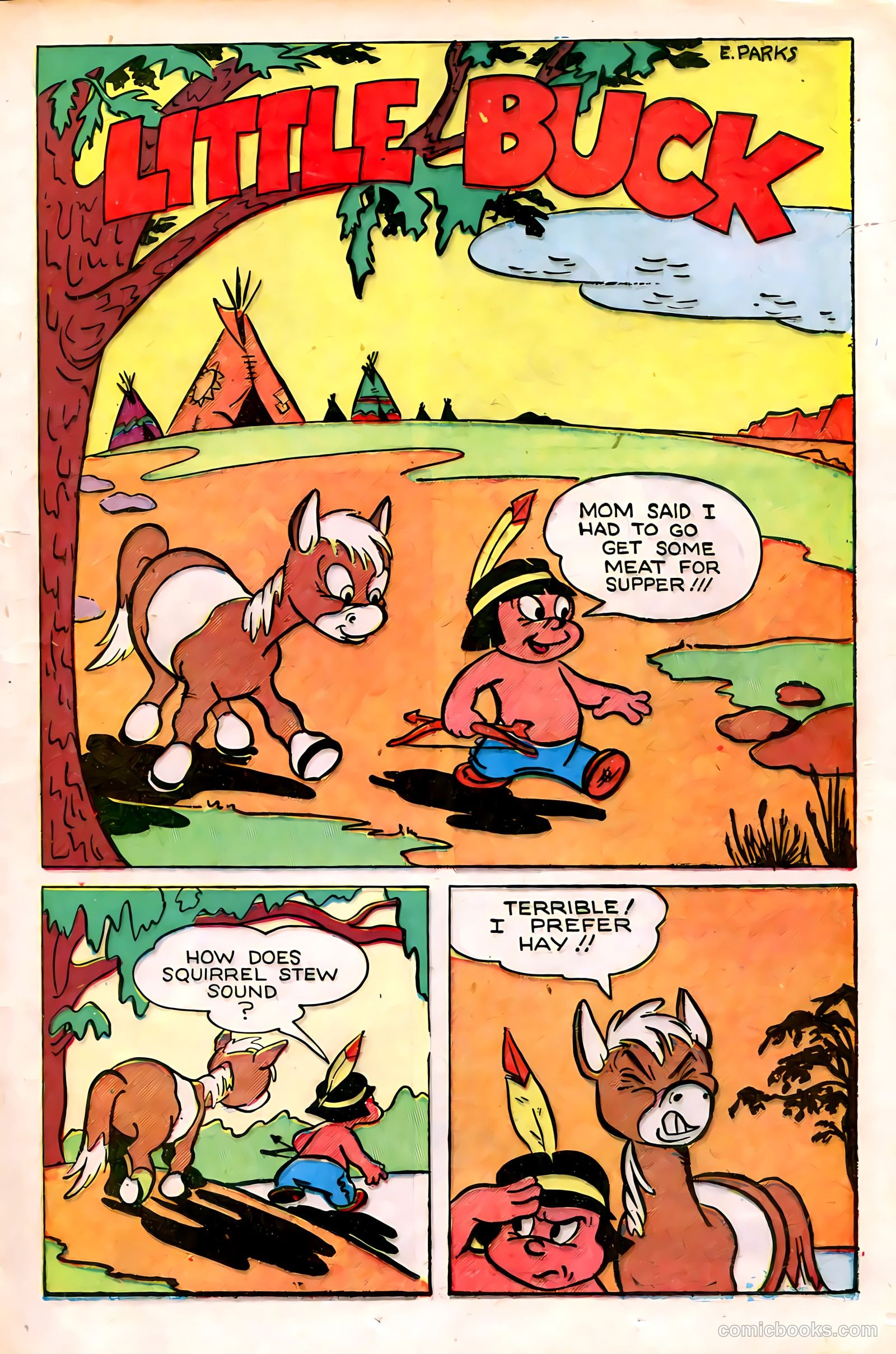 "Red" Rabbit Comics #18 (1950) — page 21 of 52