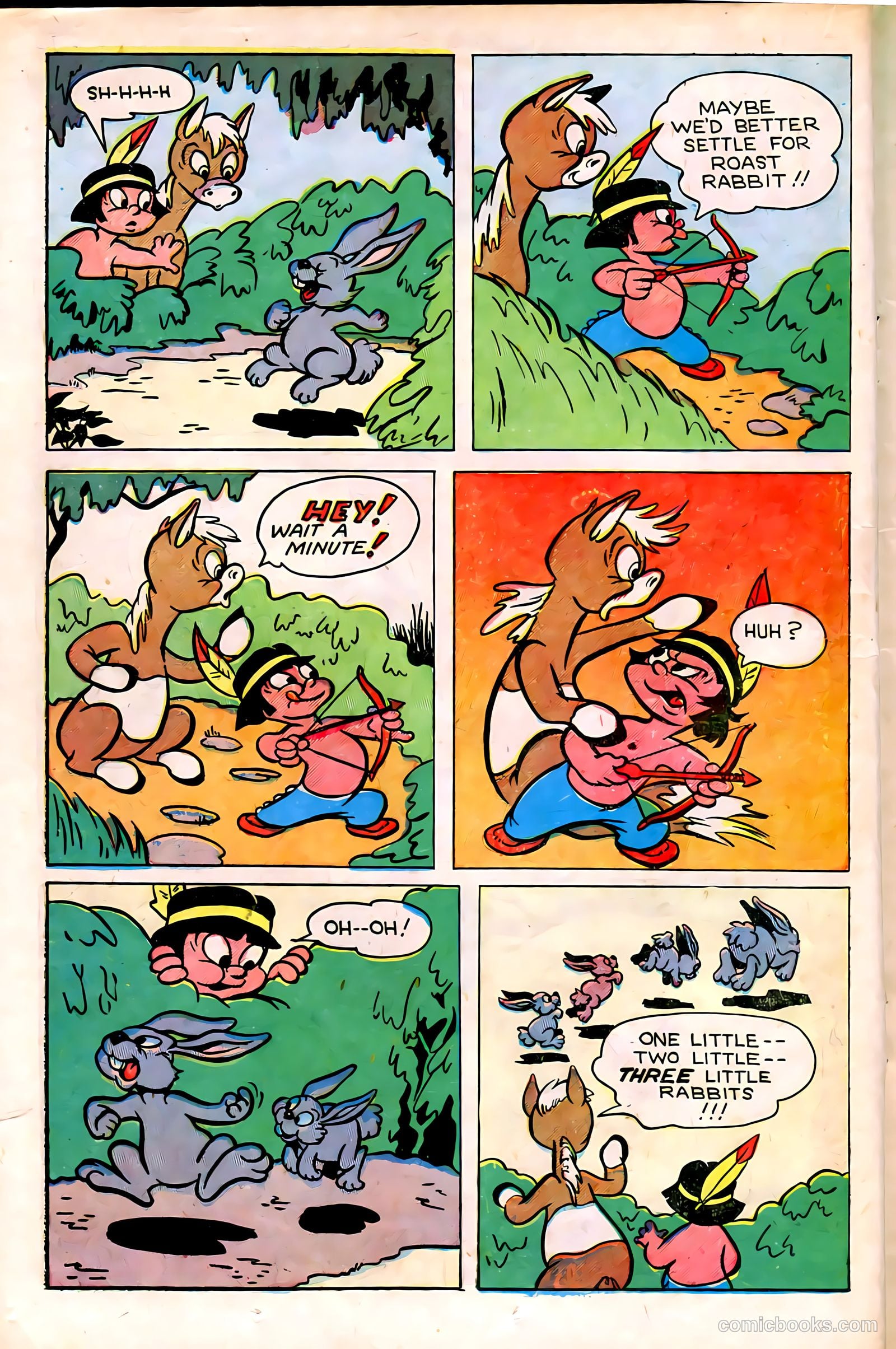 "Red" Rabbit Comics #18 (1950) — page 22 of 52