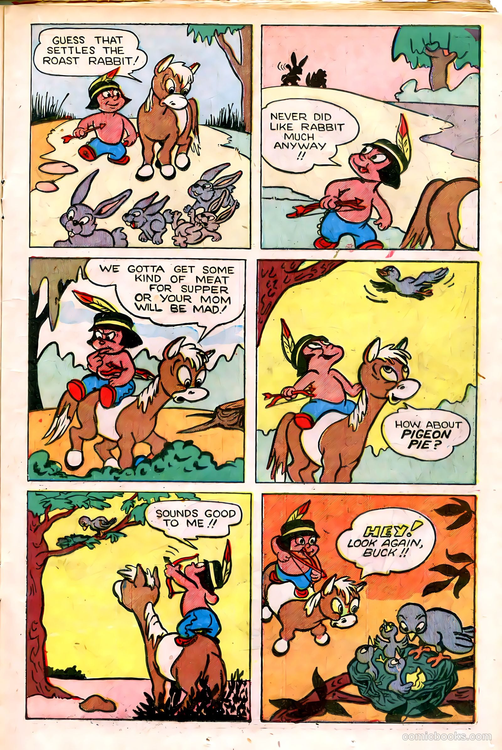 "Red" Rabbit Comics #18 (1950) — page 23 of 52