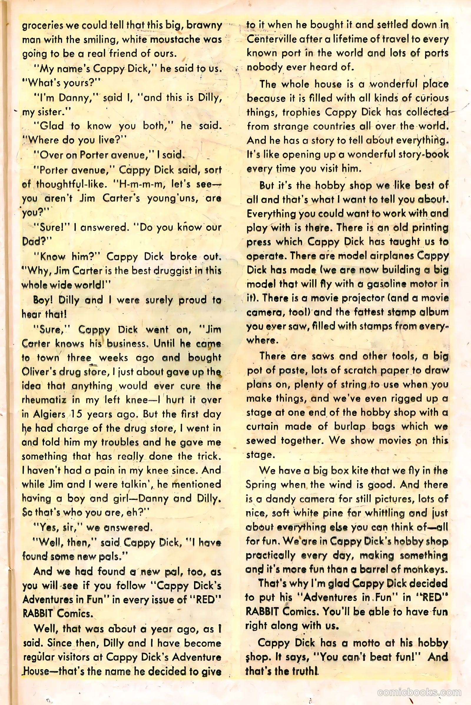"Red" Rabbit Comics #18 (1950) — page 35 of 52