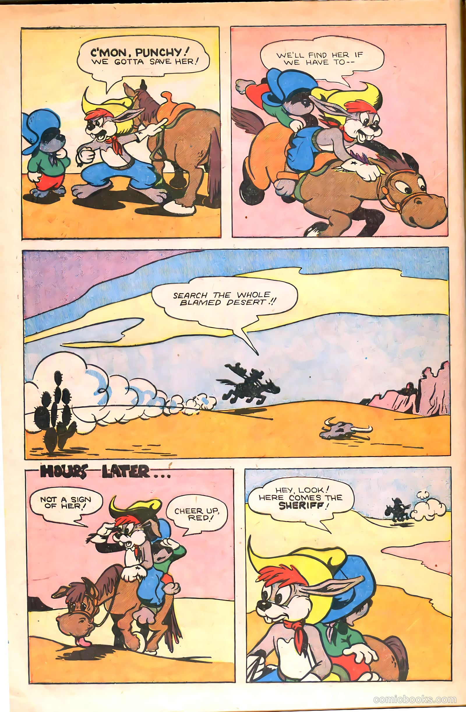 "Red" Rabbit Comics #19 (1951) — page 4 of 36