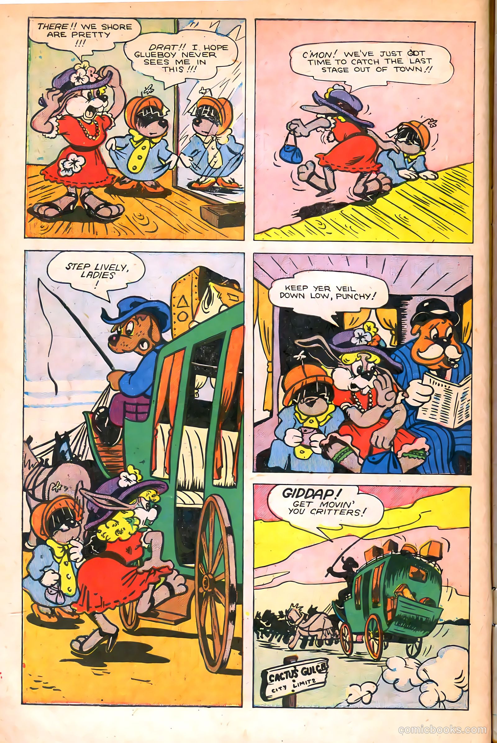 "Red" Rabbit Comics #19 (1951) — page 6 of 36