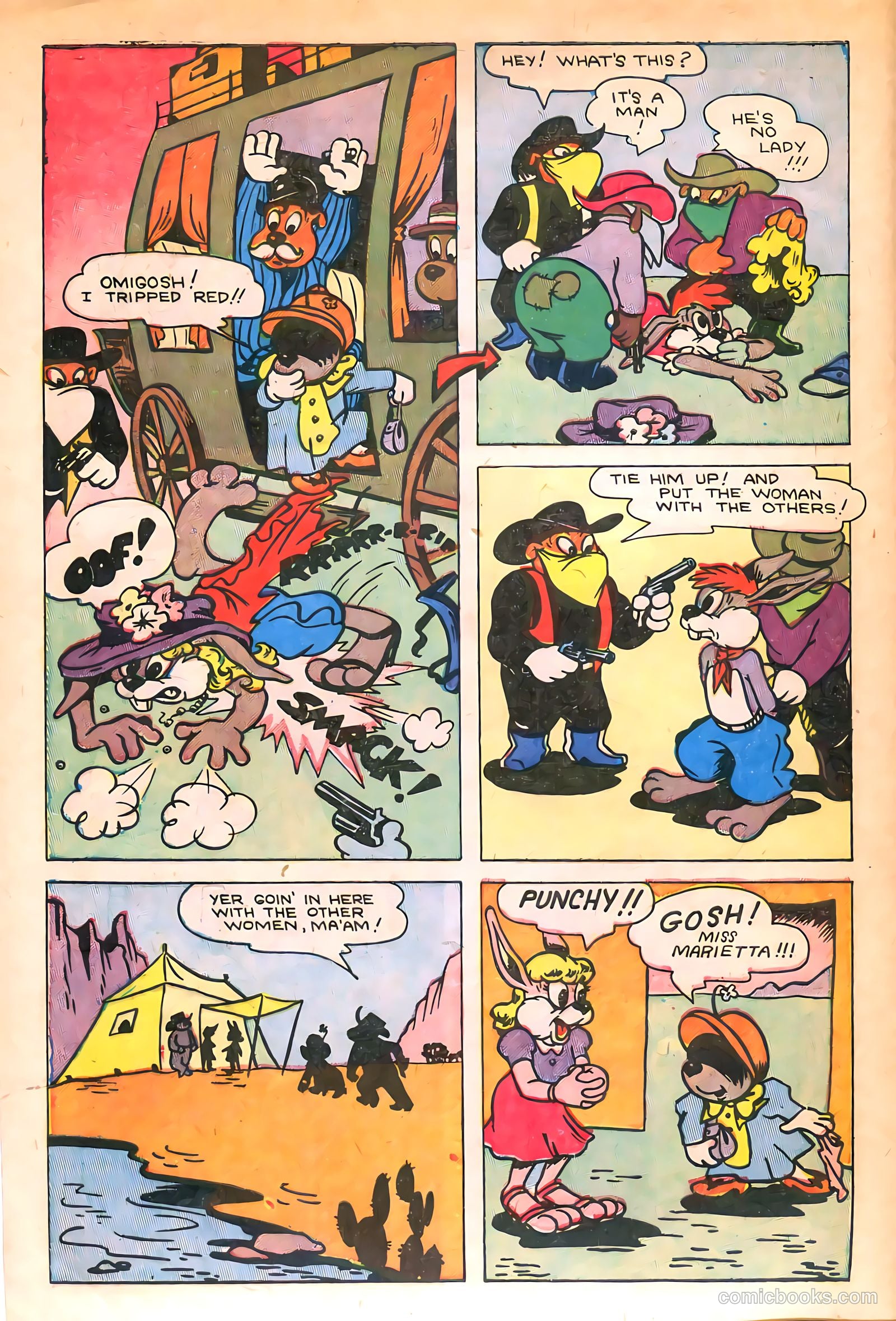 "Red" Rabbit Comics #19 (1951) — page 8 of 36