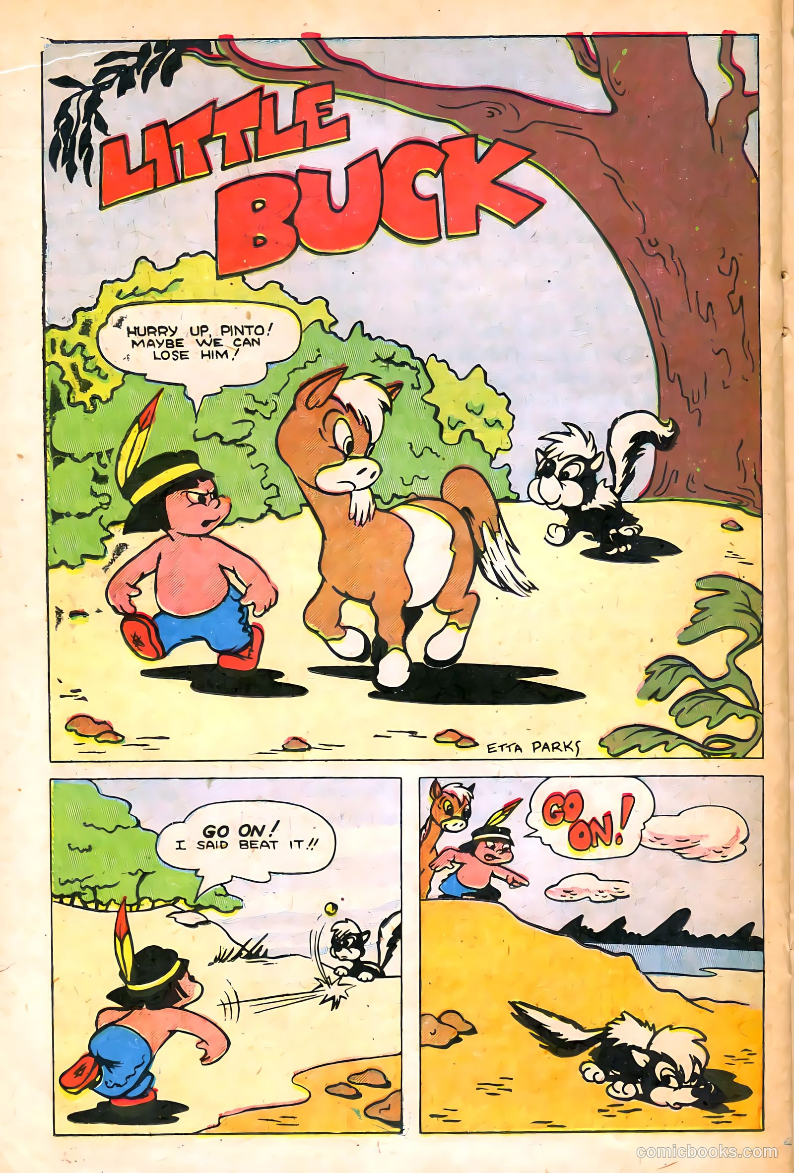 "Red" Rabbit Comics #19 (1951) — page 22 of 36