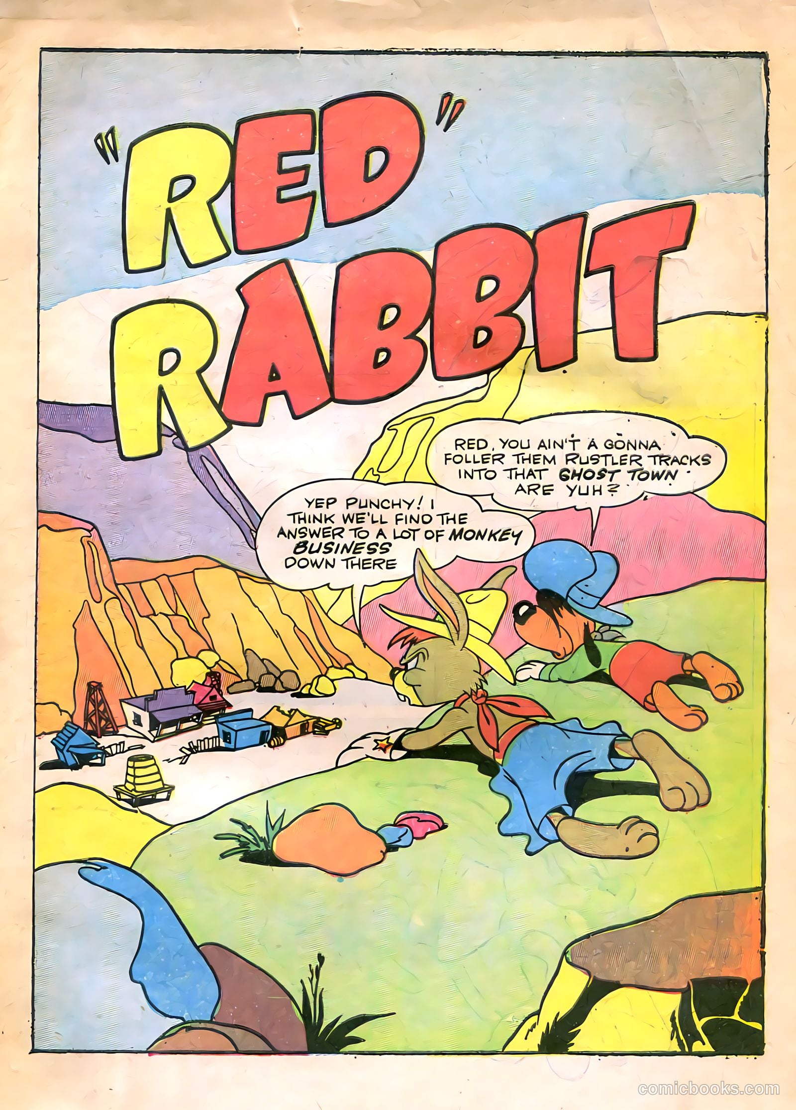 "Red" Rabbit Comics #2 (1947) — page 3 of 48