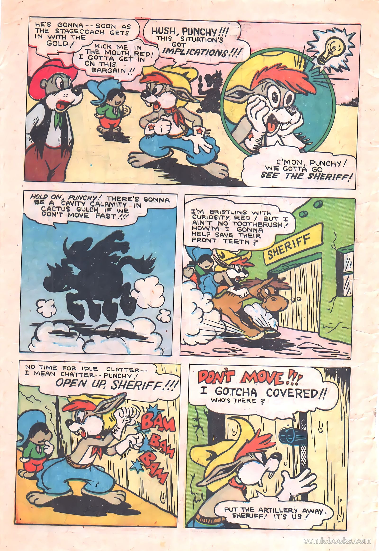 "Red" Rabbit Comics #20 (1951) — page 4 of 36