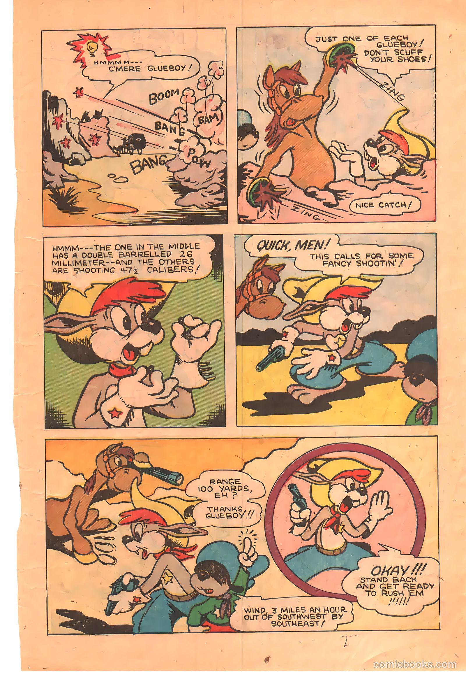 "Red" Rabbit Comics #20 (1951) — page 7 of 36
