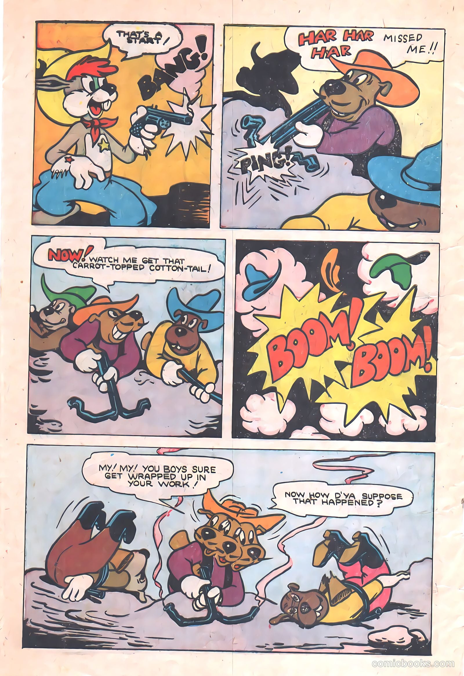 "Red" Rabbit Comics #20 (1951) — page 8 of 36