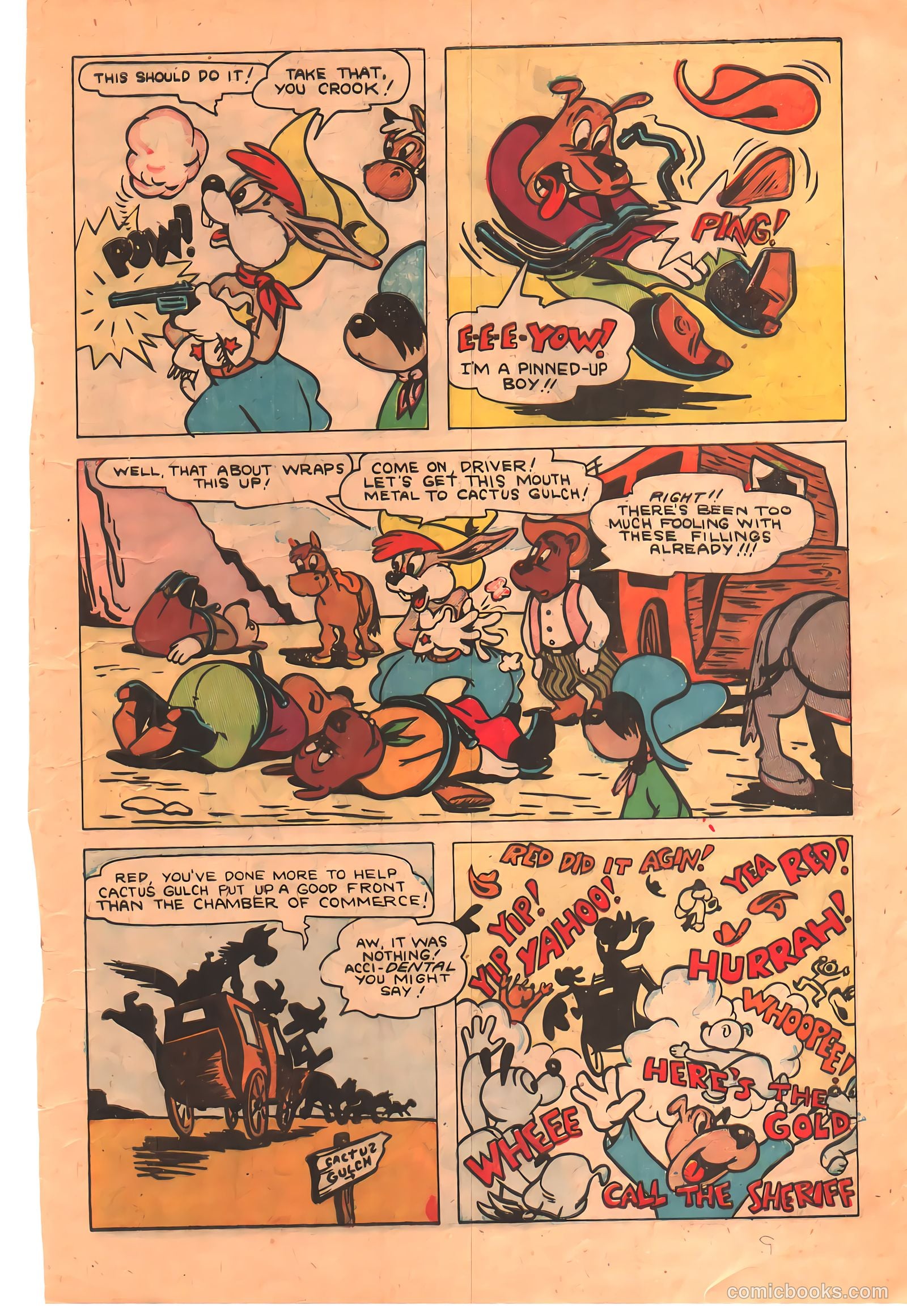 "Red" Rabbit Comics #20 (1951) — page 9 of 36