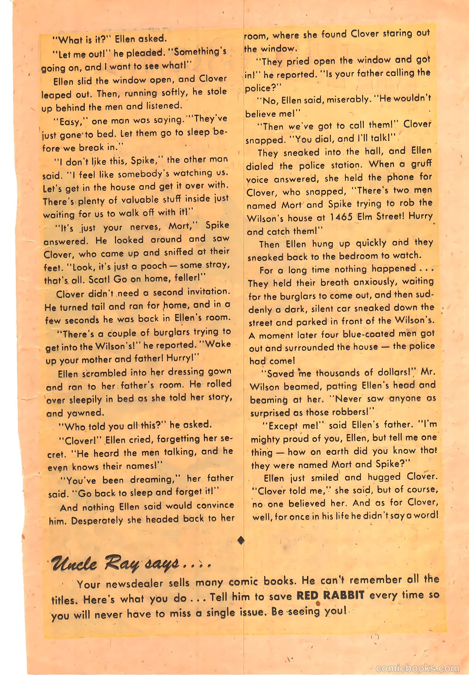 "Red" Rabbit Comics #20 (1951) — page 17 of 36