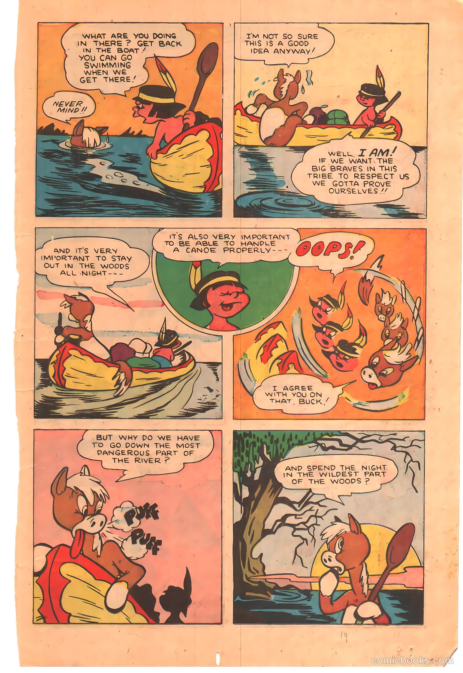 "Red" Rabbit Comics #20 (1951) — page 19 of 36