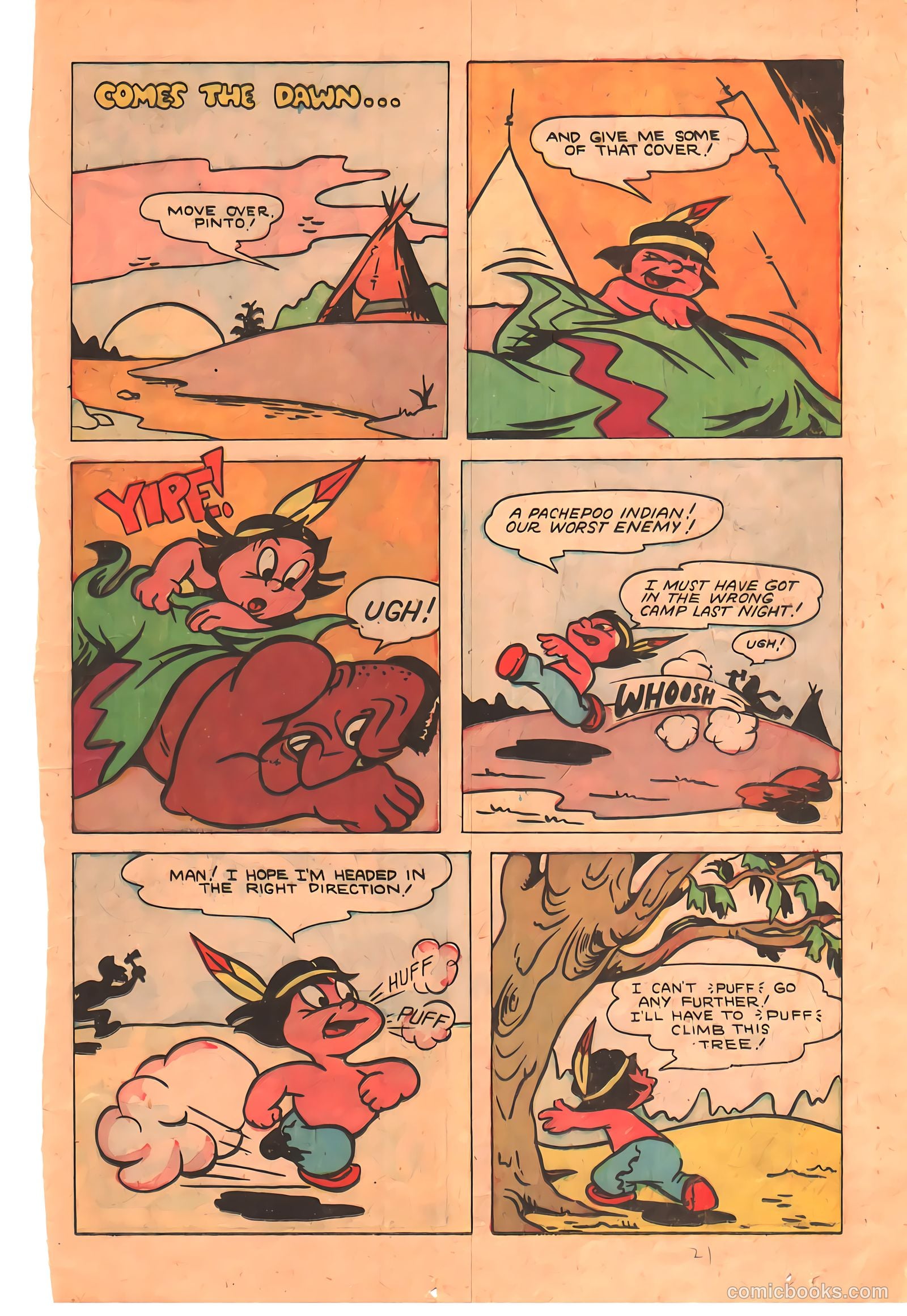 "Red" Rabbit Comics #20 (1951) — page 21 of 36