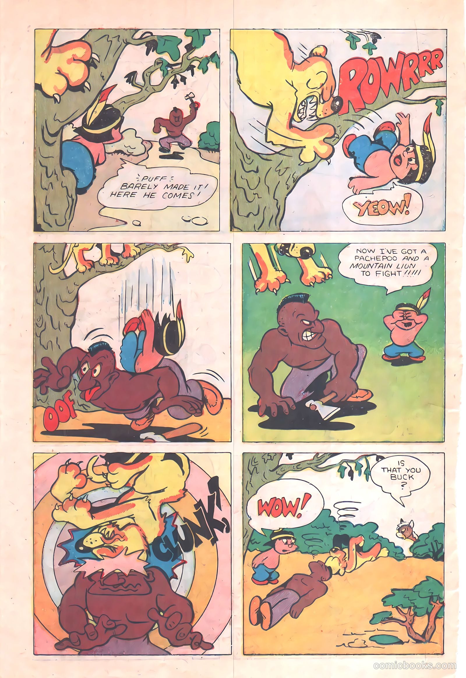 "Red" Rabbit Comics #20 (1951) — page 22 of 36