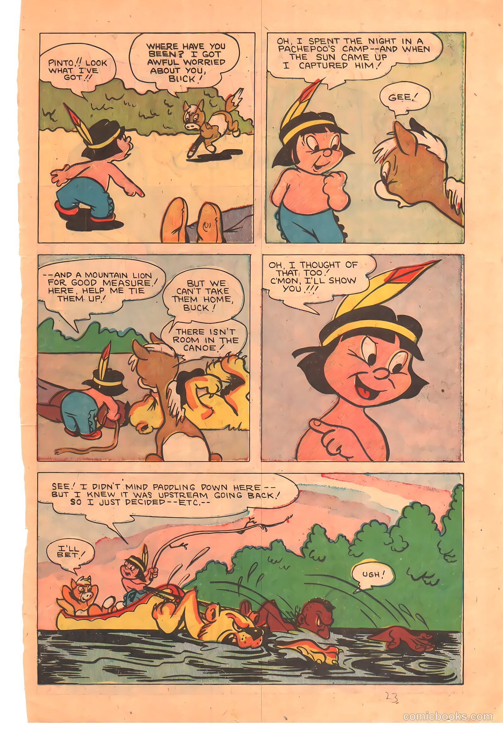 "Red" Rabbit Comics #20 (1951) — page 23 of 36