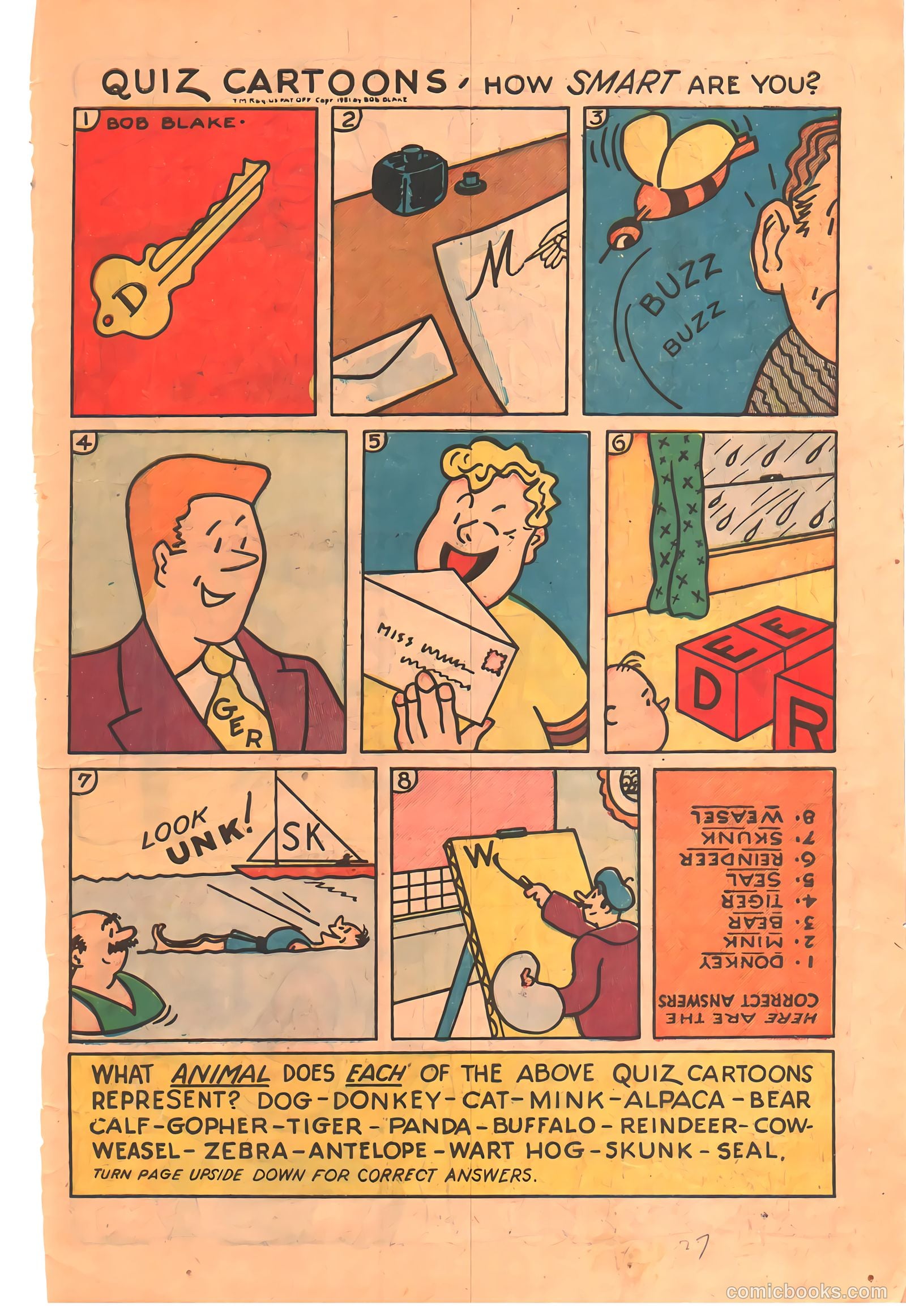 "Red" Rabbit Comics #20 (1951) — page 27 of 36