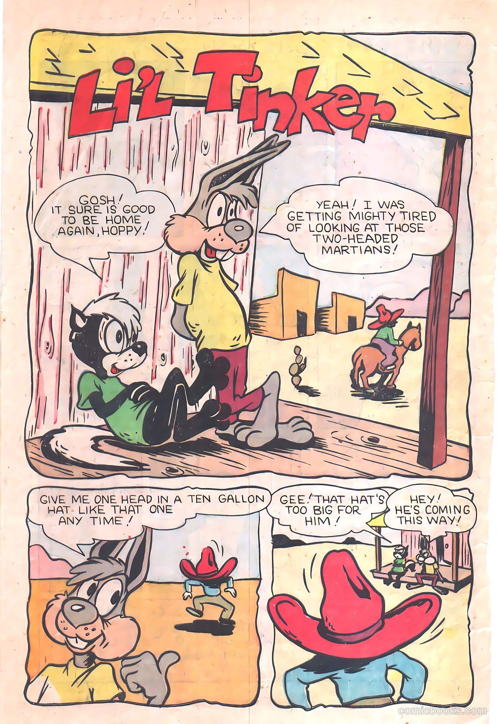 "Red" Rabbit Comics #20 (1951) — page 28 of 36