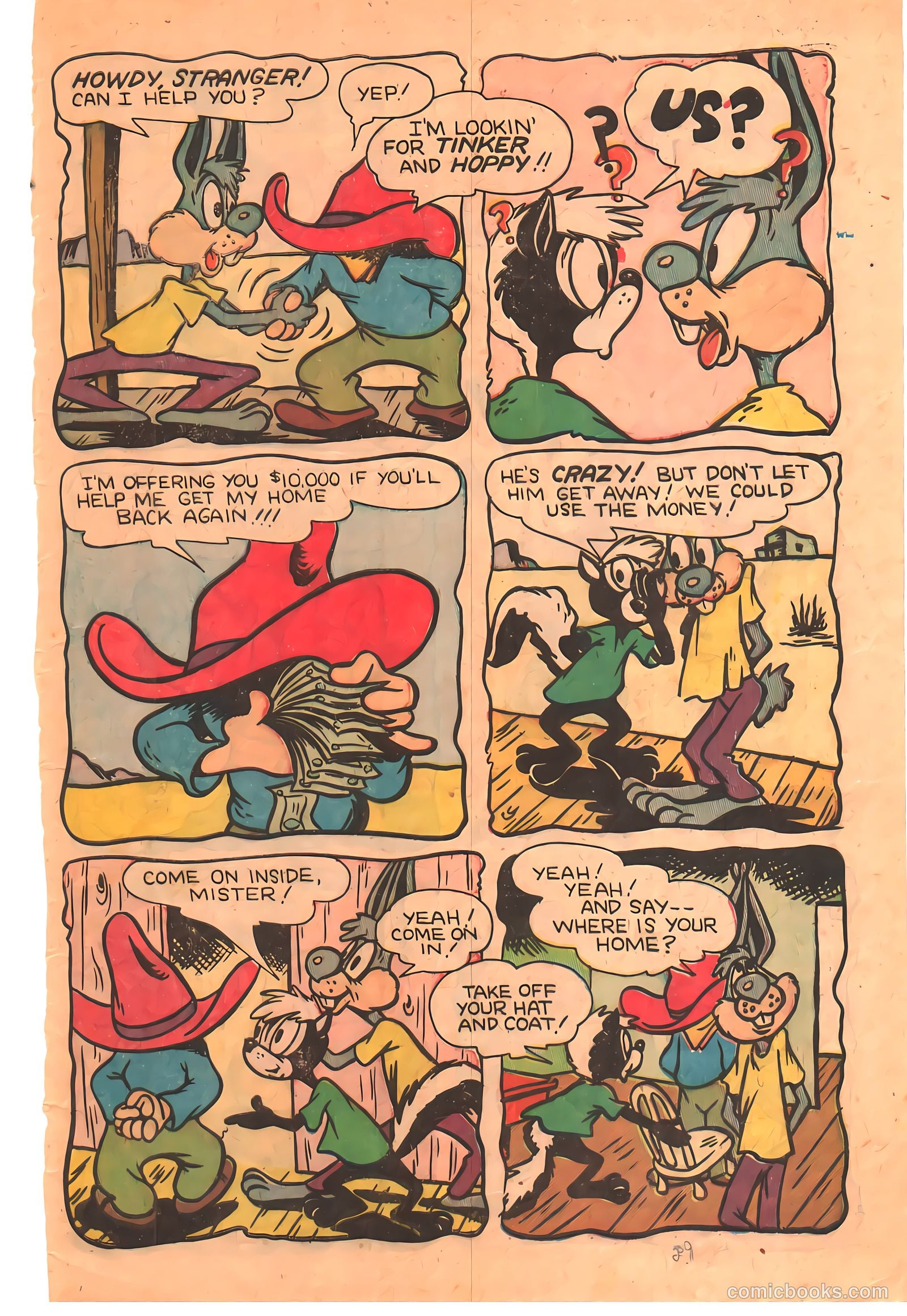 "Red" Rabbit Comics #20 (1951) — page 29 of 36