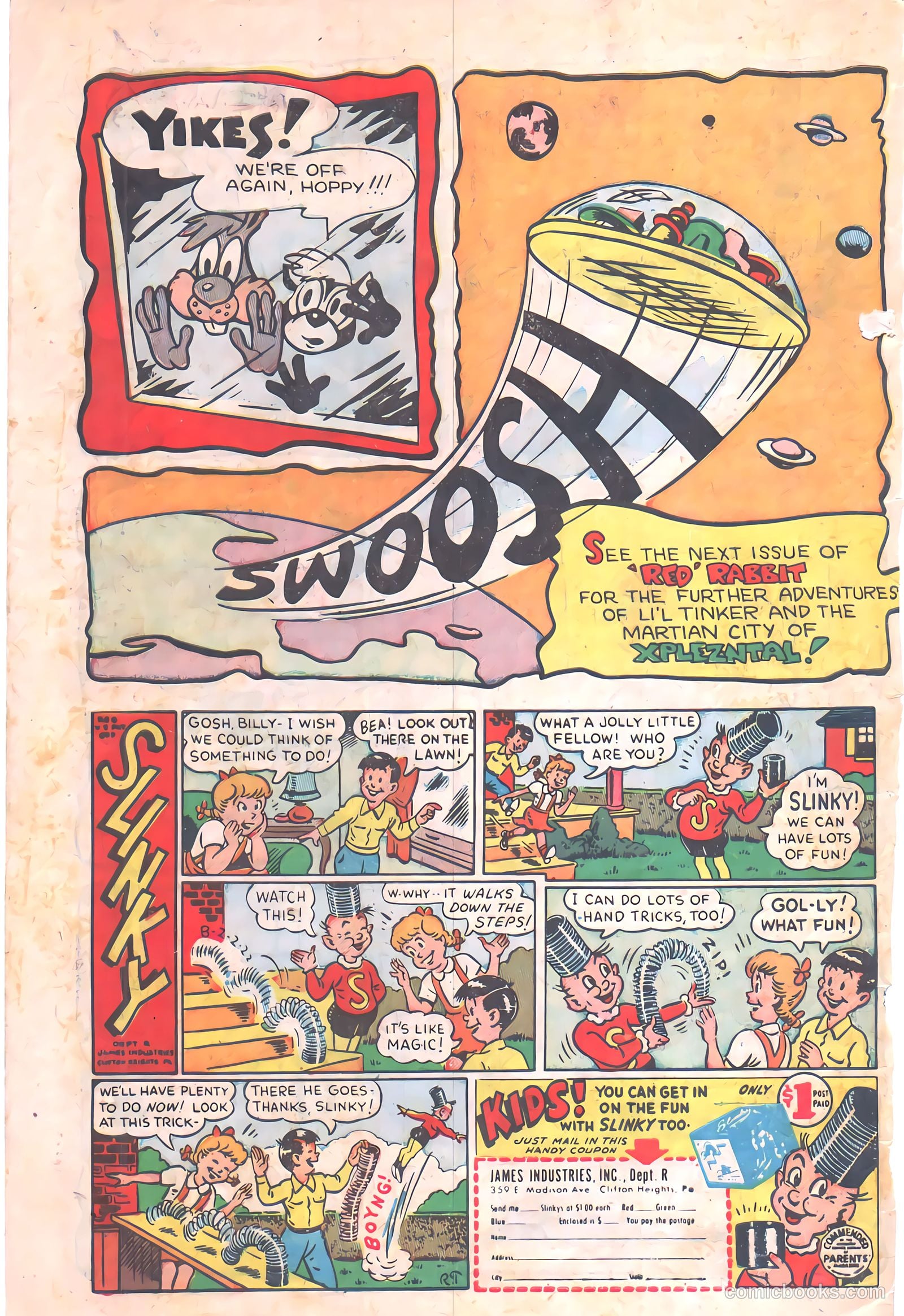 "Red" Rabbit Comics #20 (1951) — page 34 of 36