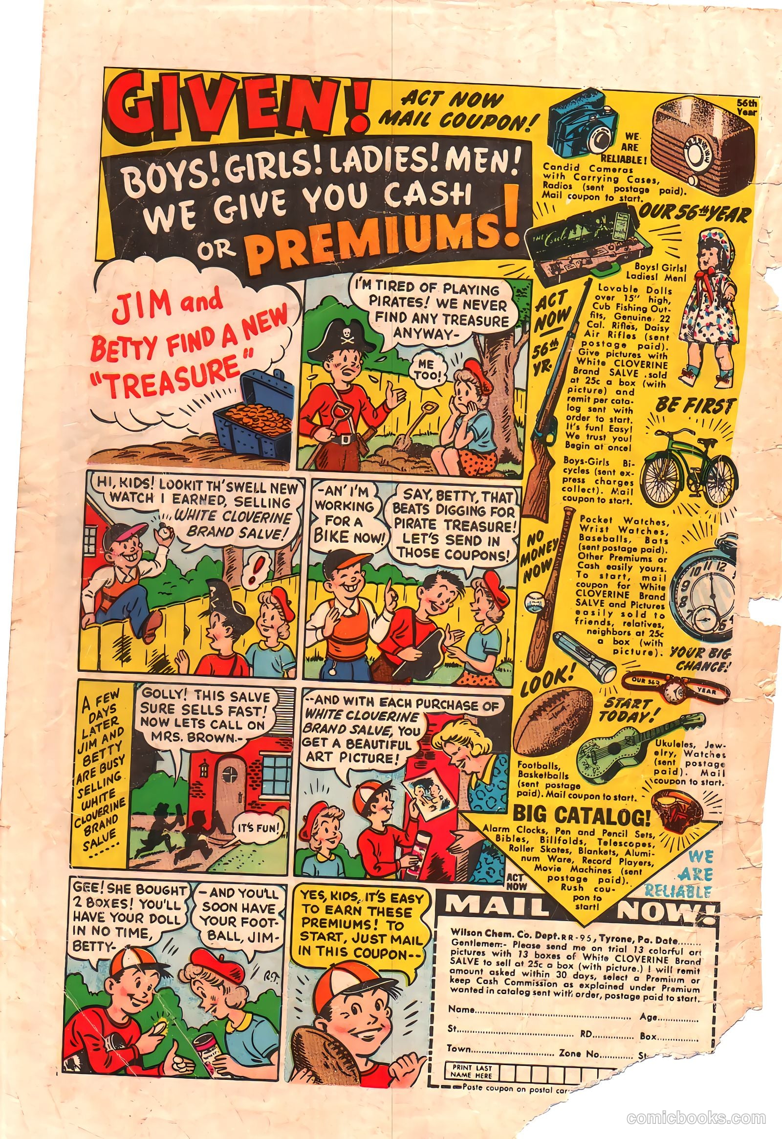 "Red" Rabbit Comics #20 (1951) — page 36 of 36