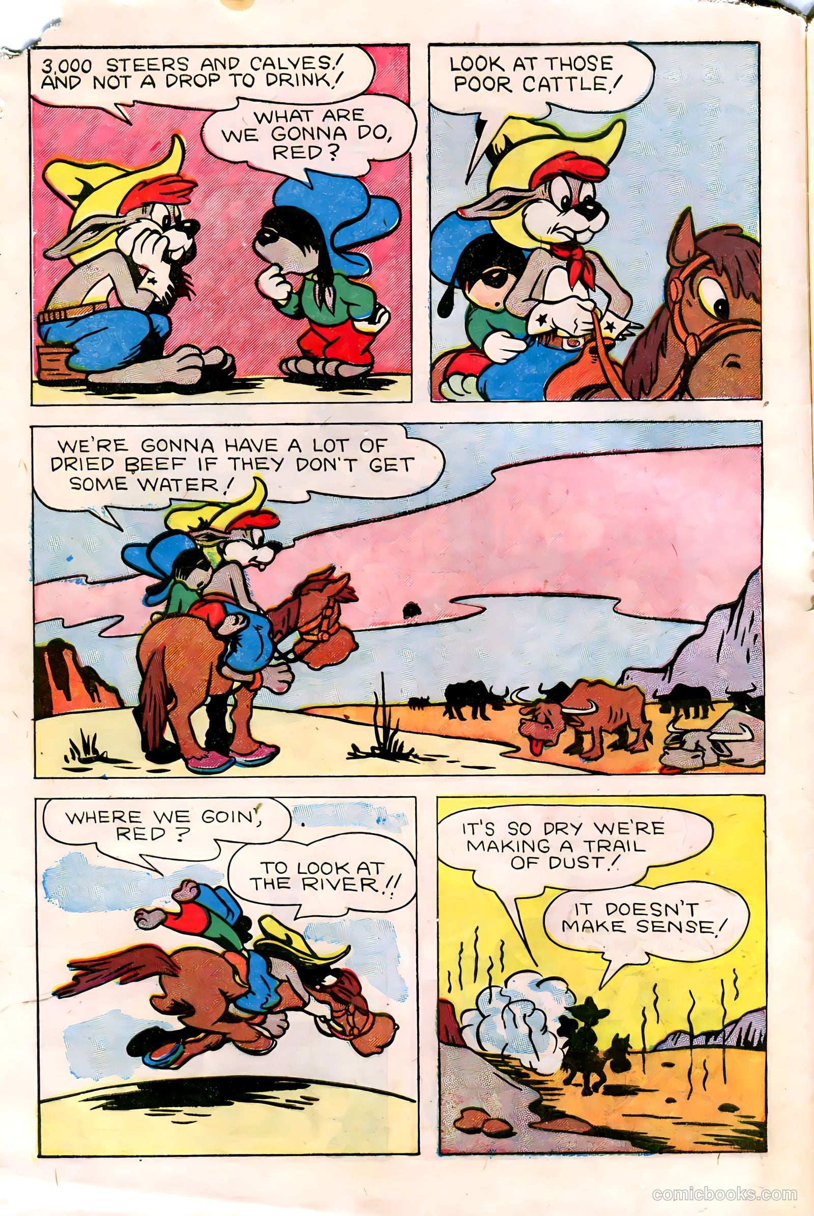 "Red" Rabbit Comics #21 (1951) — page 4 of 36