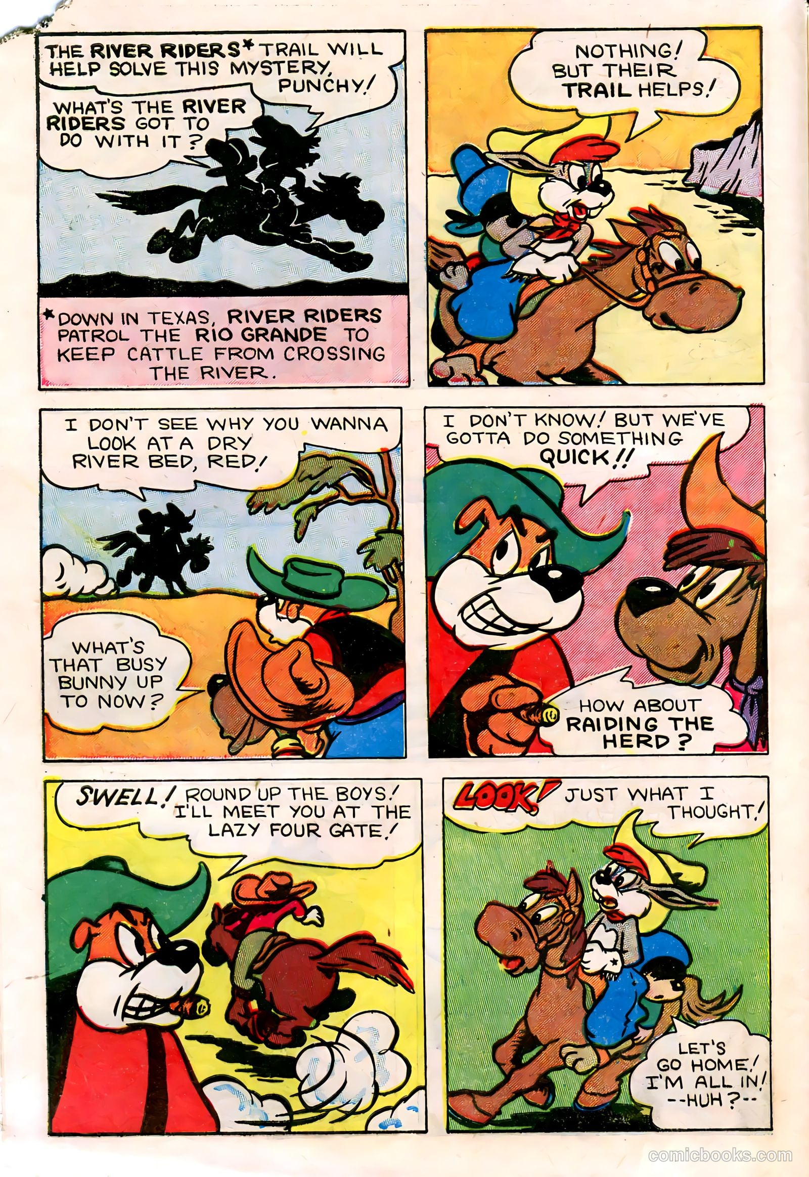 "Red" Rabbit Comics #21 (1951) — page 8 of 36