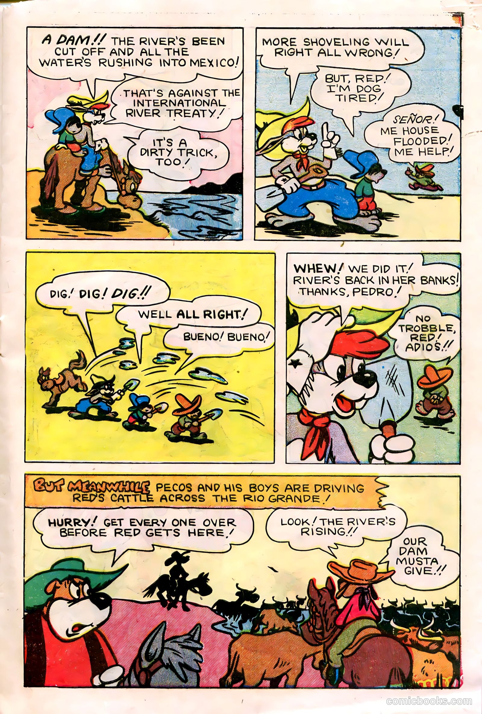 "Red" Rabbit Comics #21 (1951) — page 9 of 36
