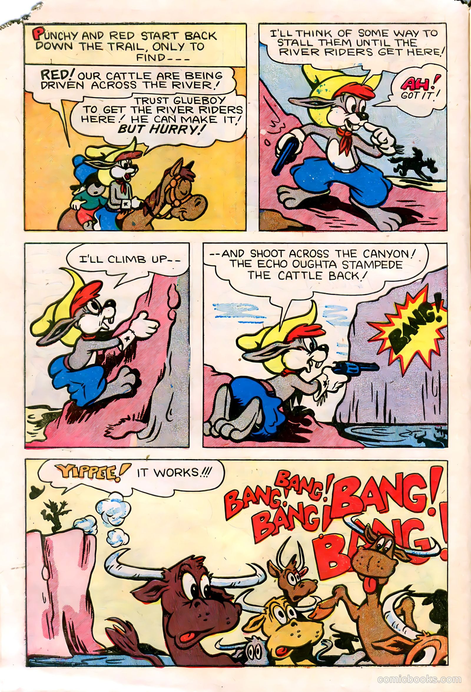 "Red" Rabbit Comics #21 (1951) — page 10 of 36