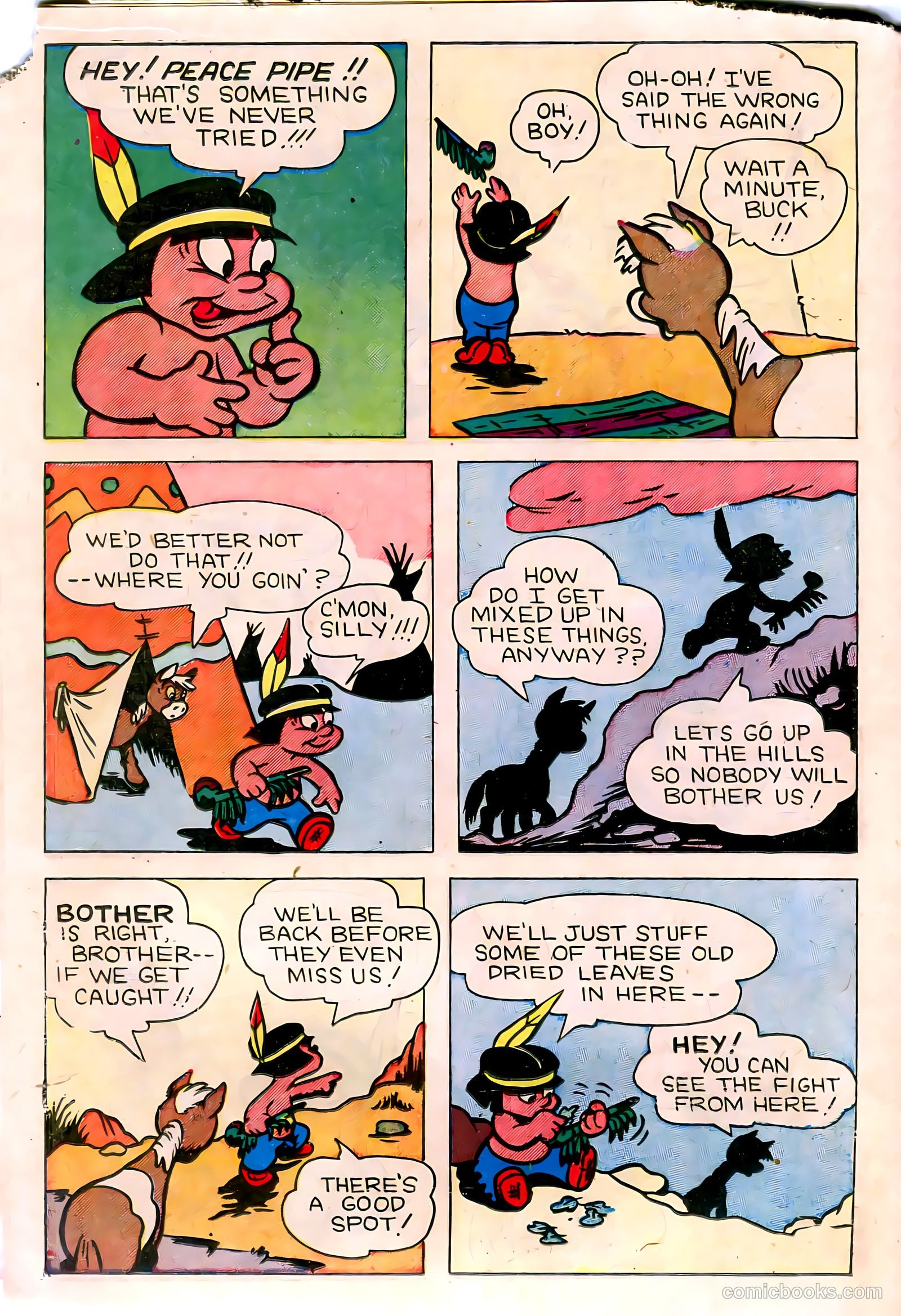 "Red" Rabbit Comics #21 (1951) — page 14 of 36