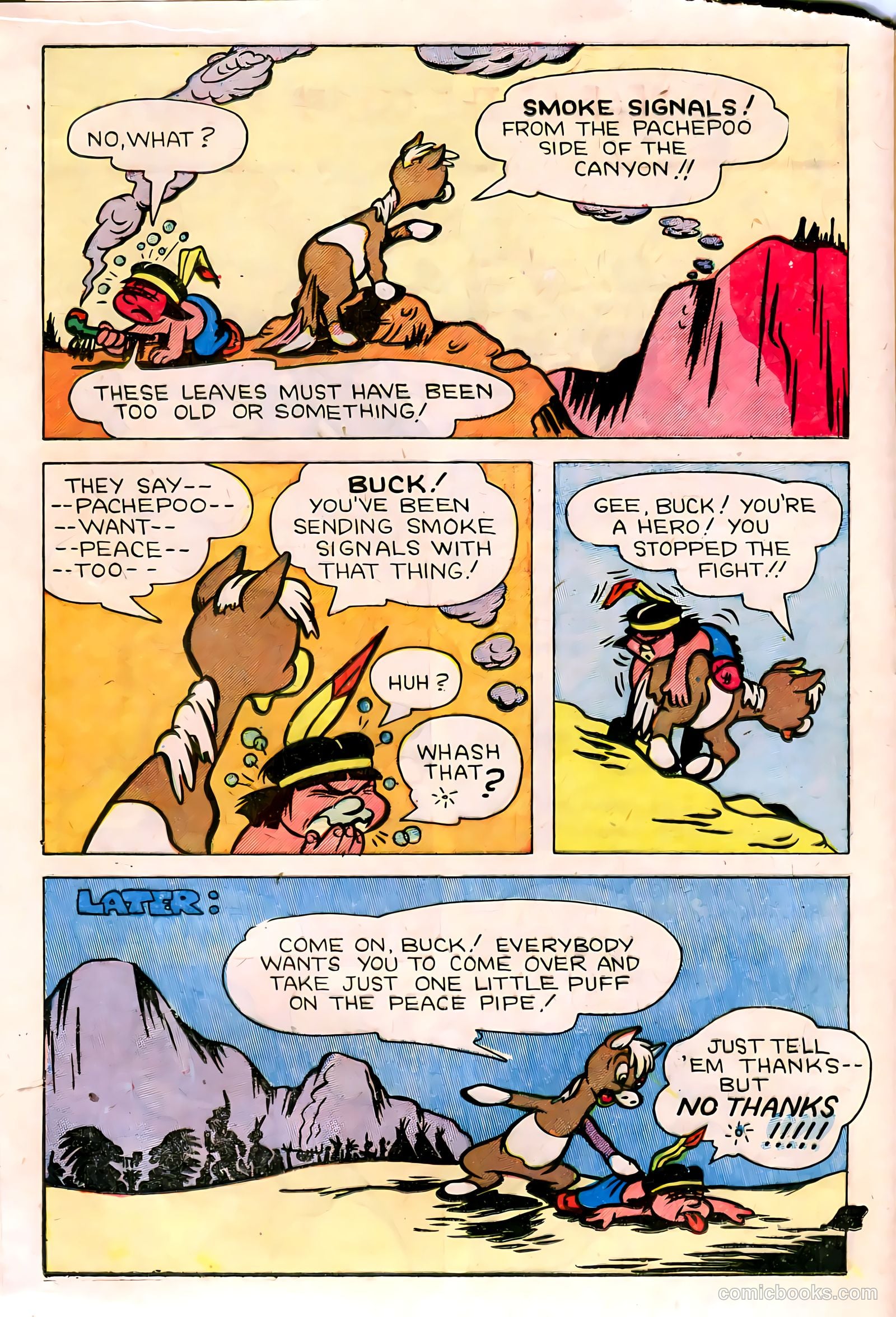 "Red" Rabbit Comics #21 (1951) — page 16 of 36