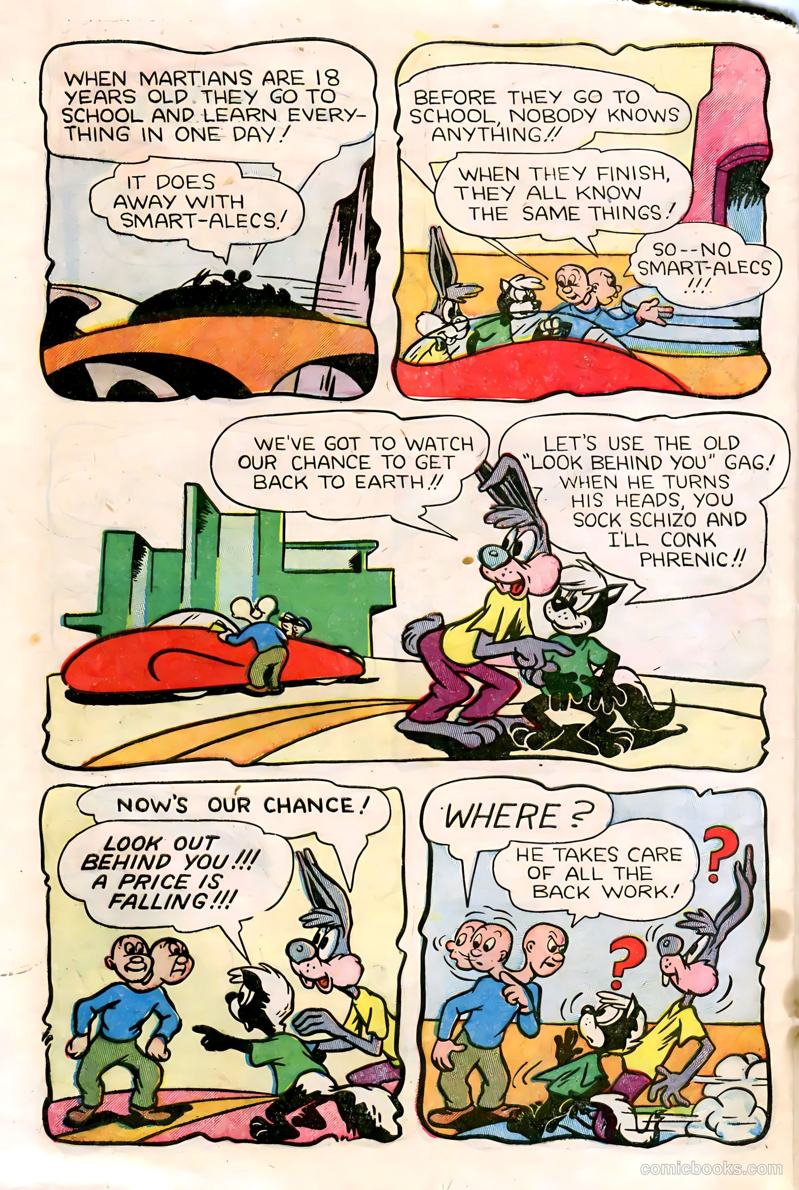 "Red" Rabbit Comics #21 (1951) — page 32 of 36
