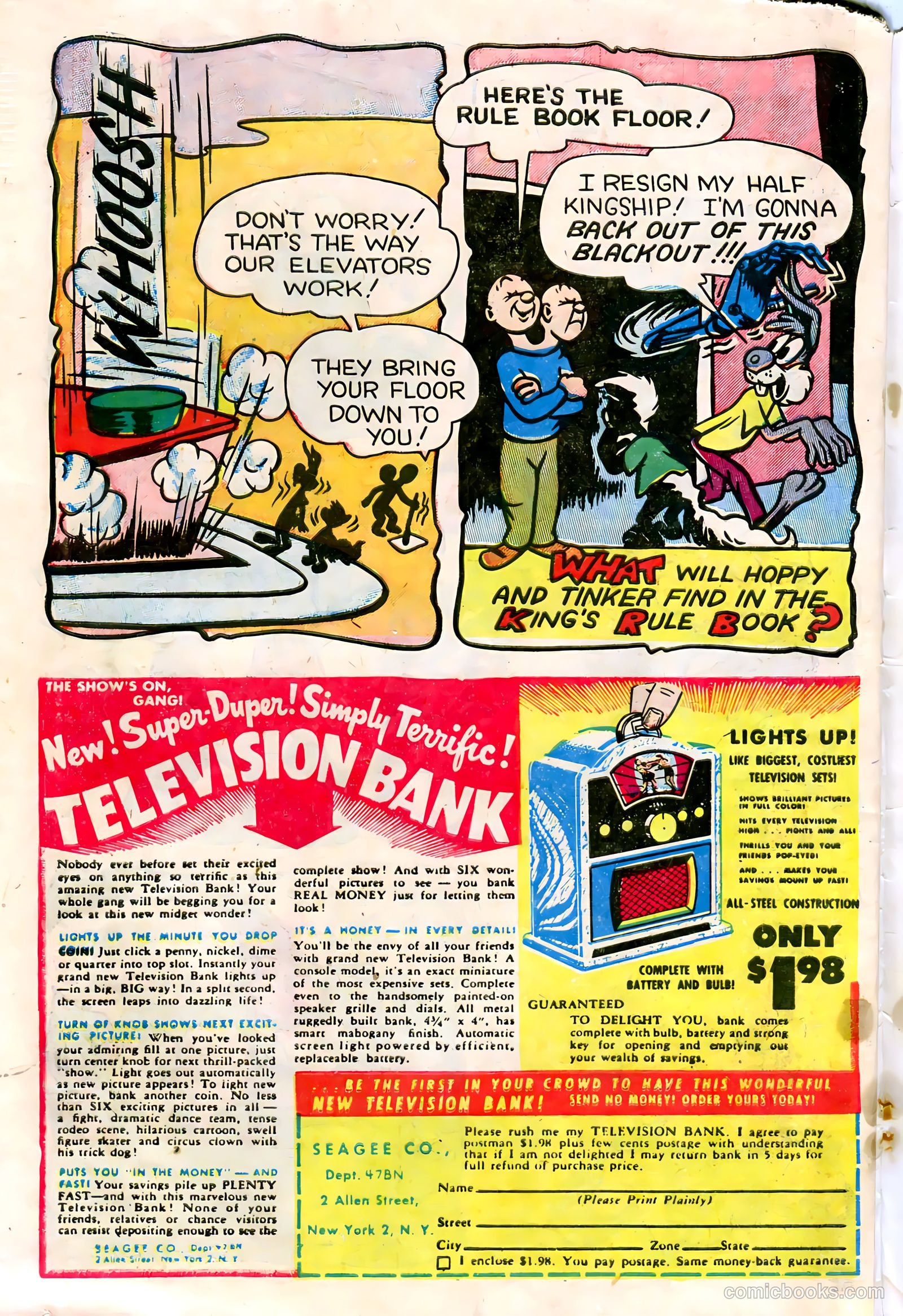 "Red" Rabbit Comics #21 (1951) — page 34 of 36