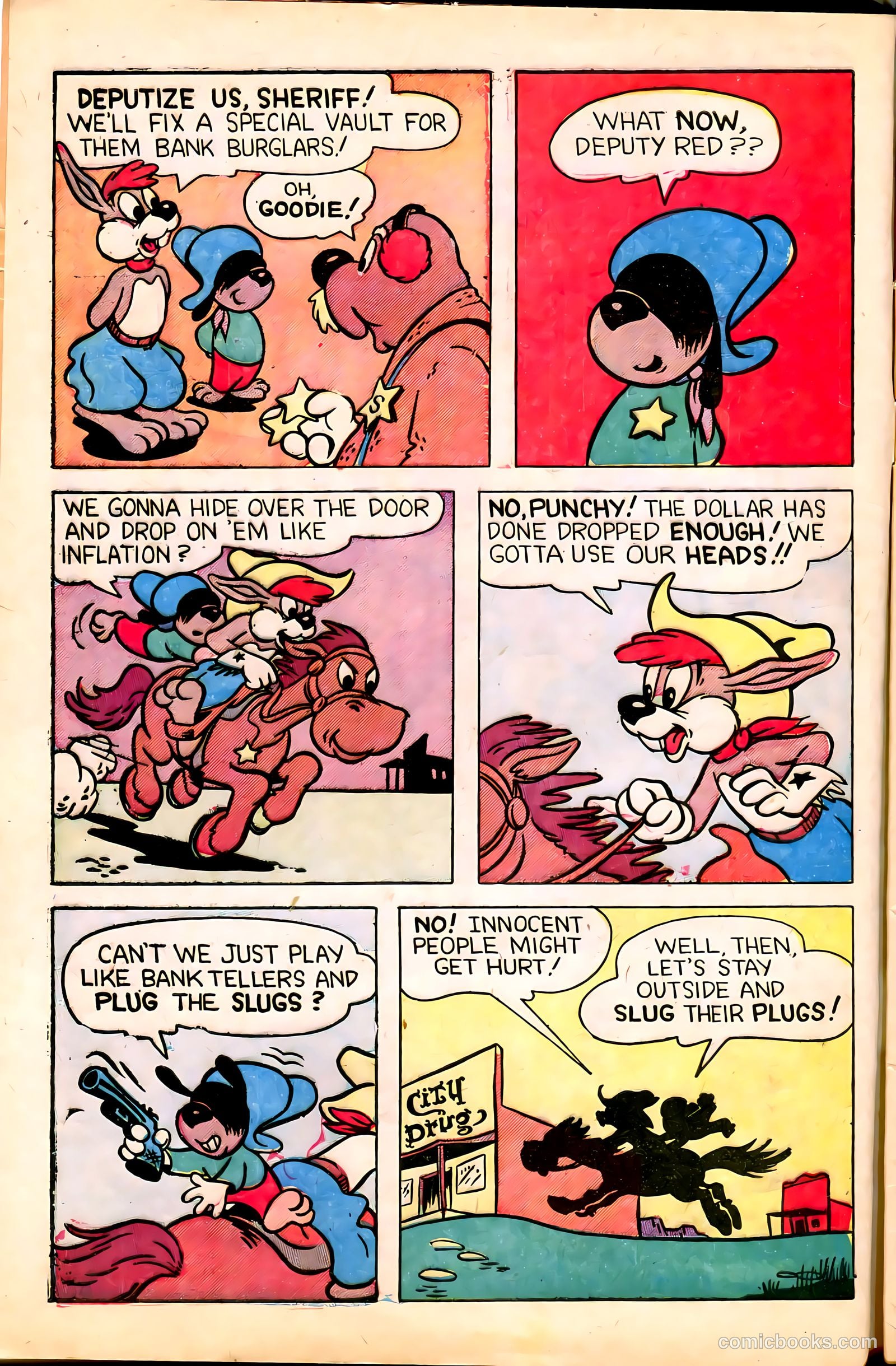 "Red" Rabbit Comics #22 (1951) — page 4 of 36
