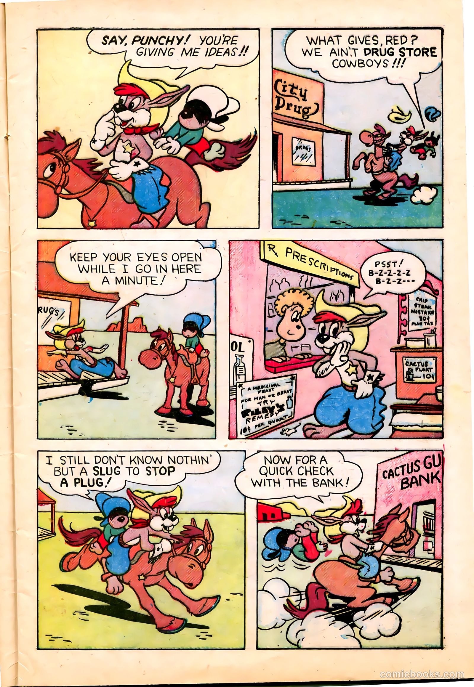 "Red" Rabbit Comics #22 (1951) — page 5 of 36