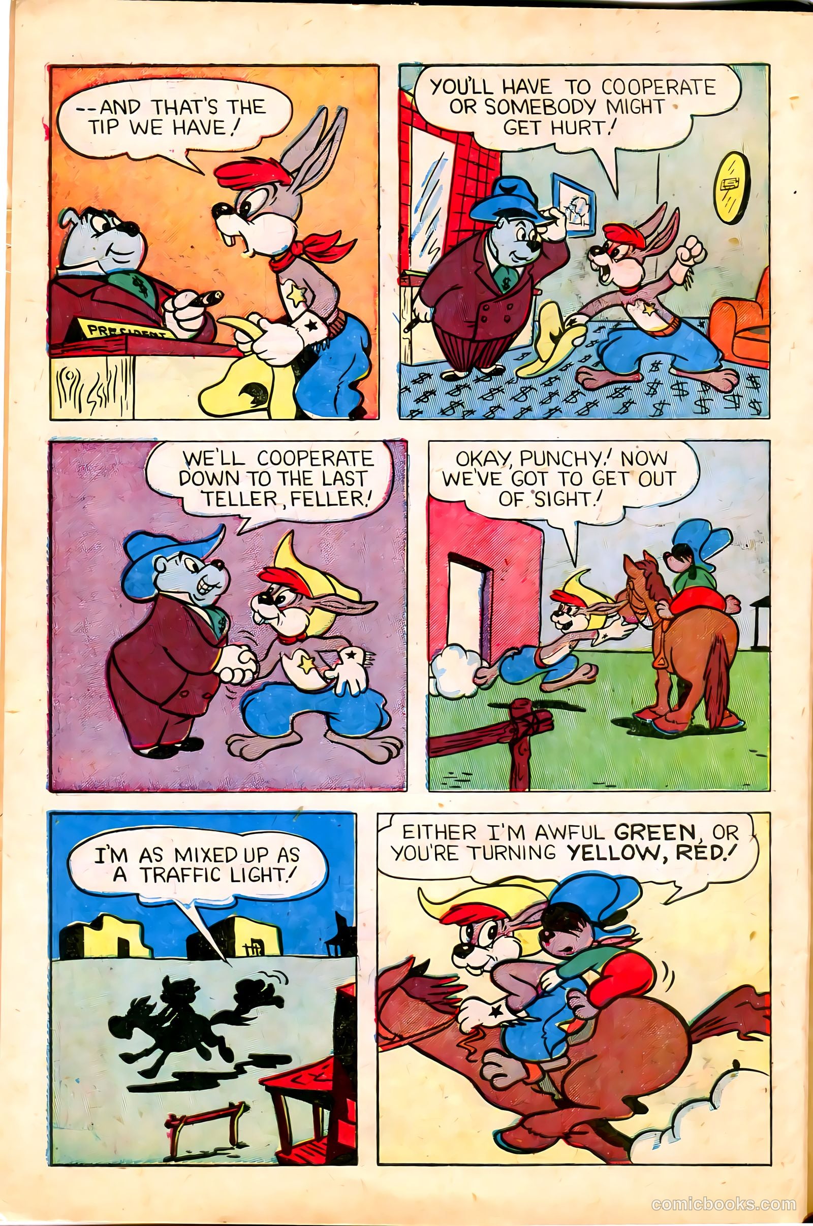 "Red" Rabbit Comics #22 (1951) — page 6 of 36