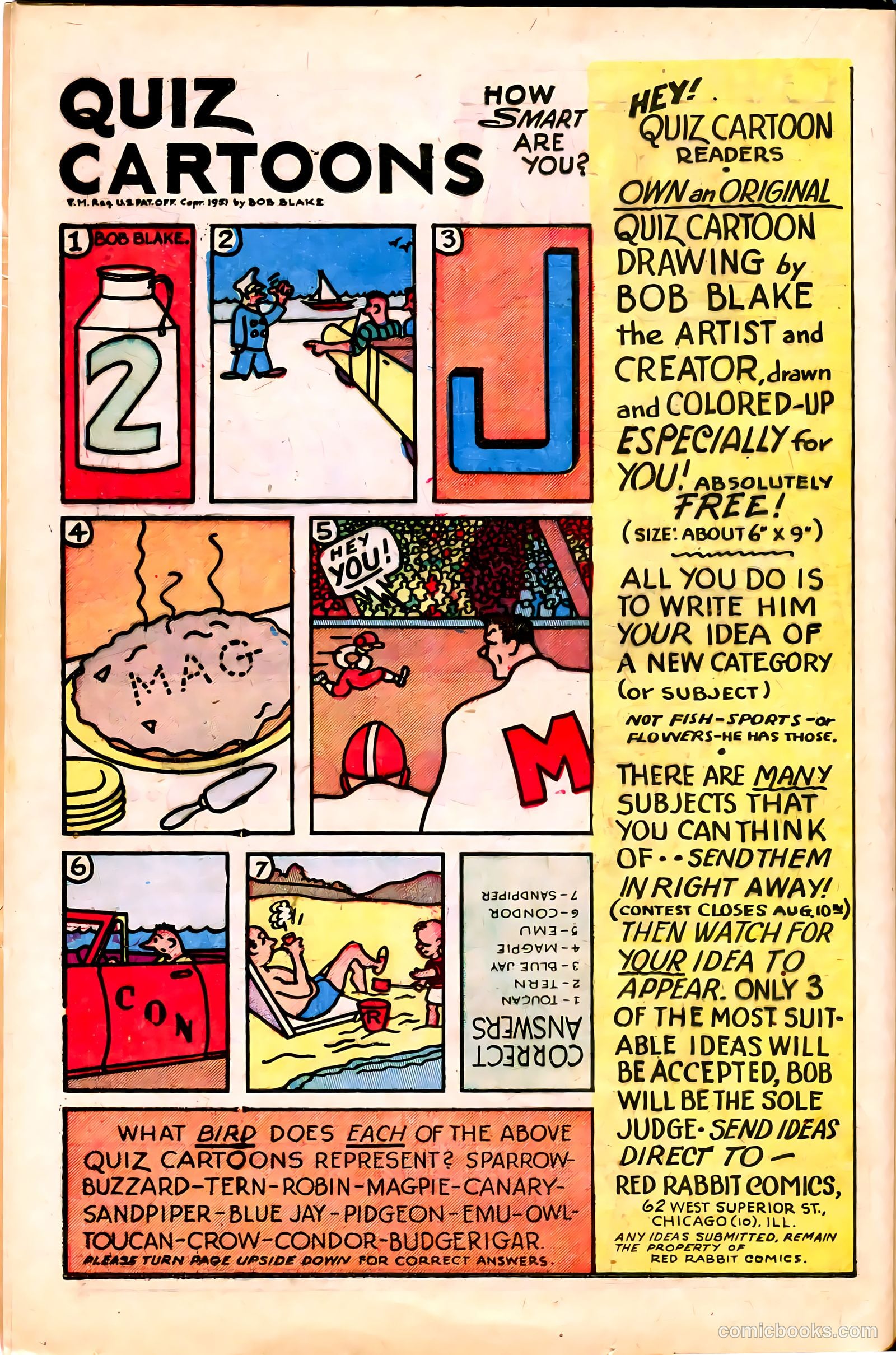 "Red" Rabbit Comics #22 (1951) — page 16 of 36