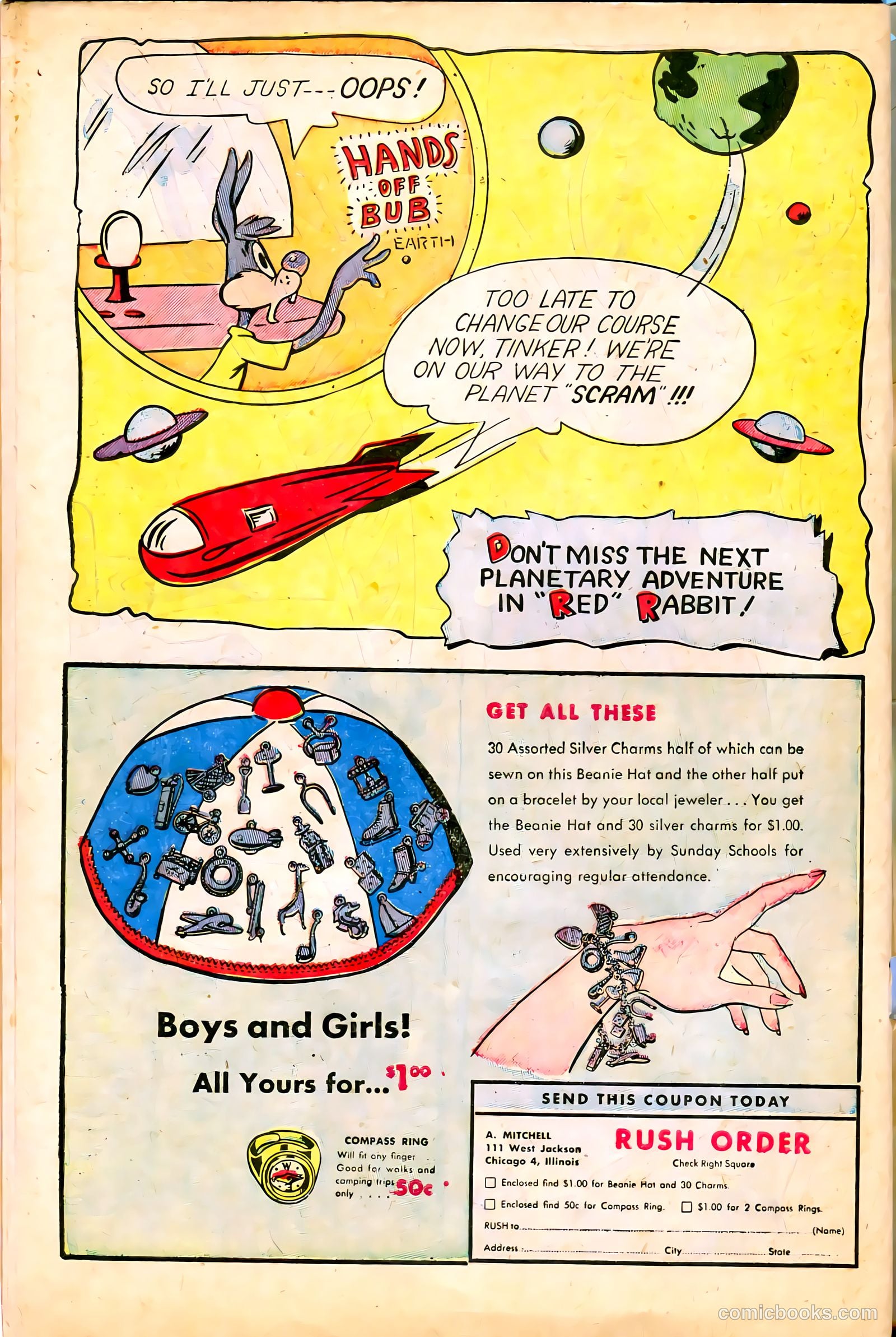 "Red" Rabbit Comics #22 (1951) — page 34 of 36