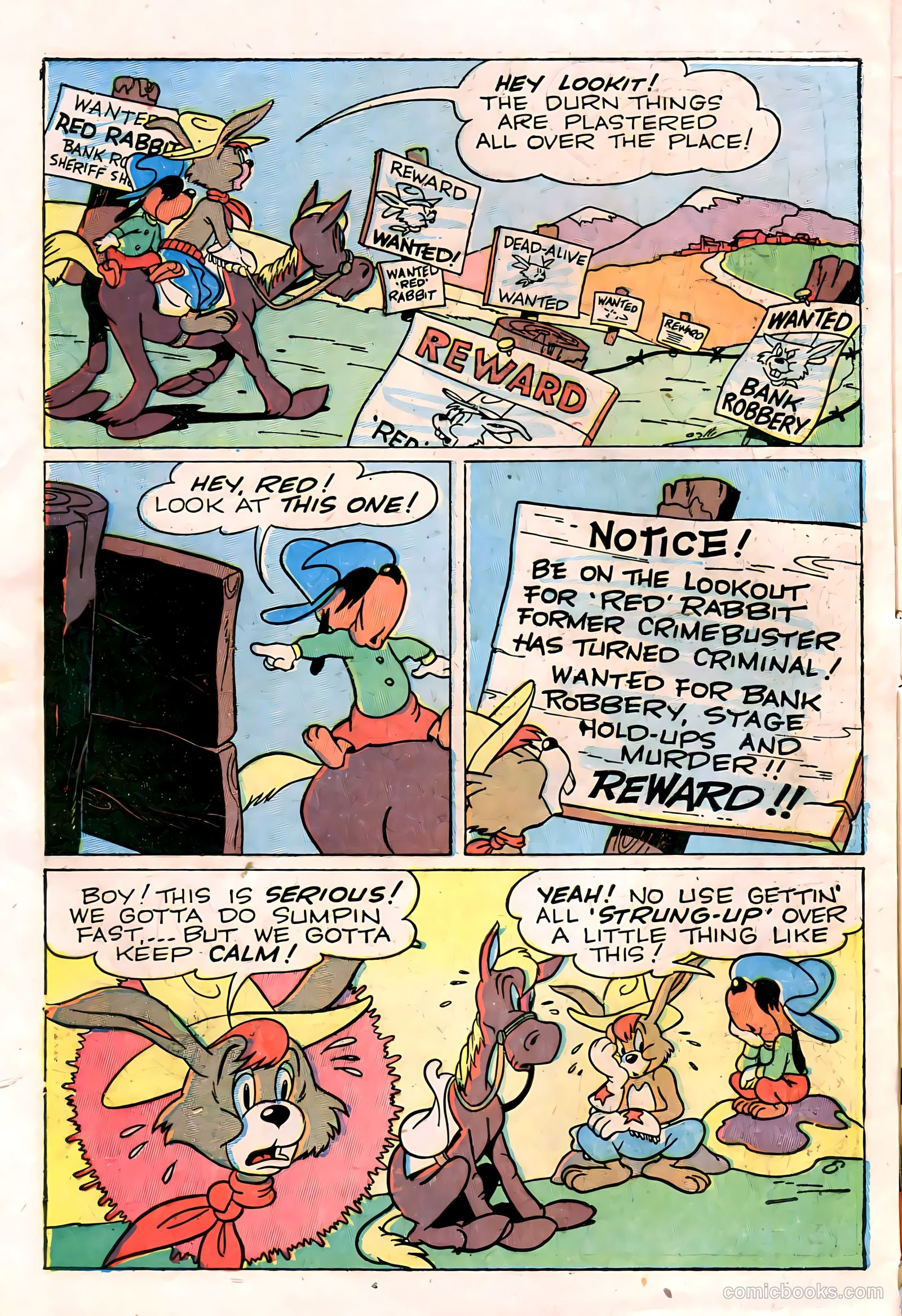 "Red" Rabbit Comics #3 (1947) — page 4 of 52