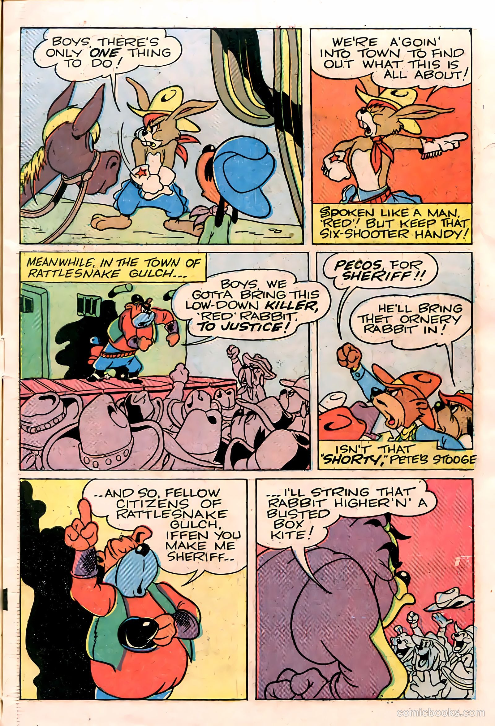 "Red" Rabbit Comics #3 (1947) — page 5 of 52