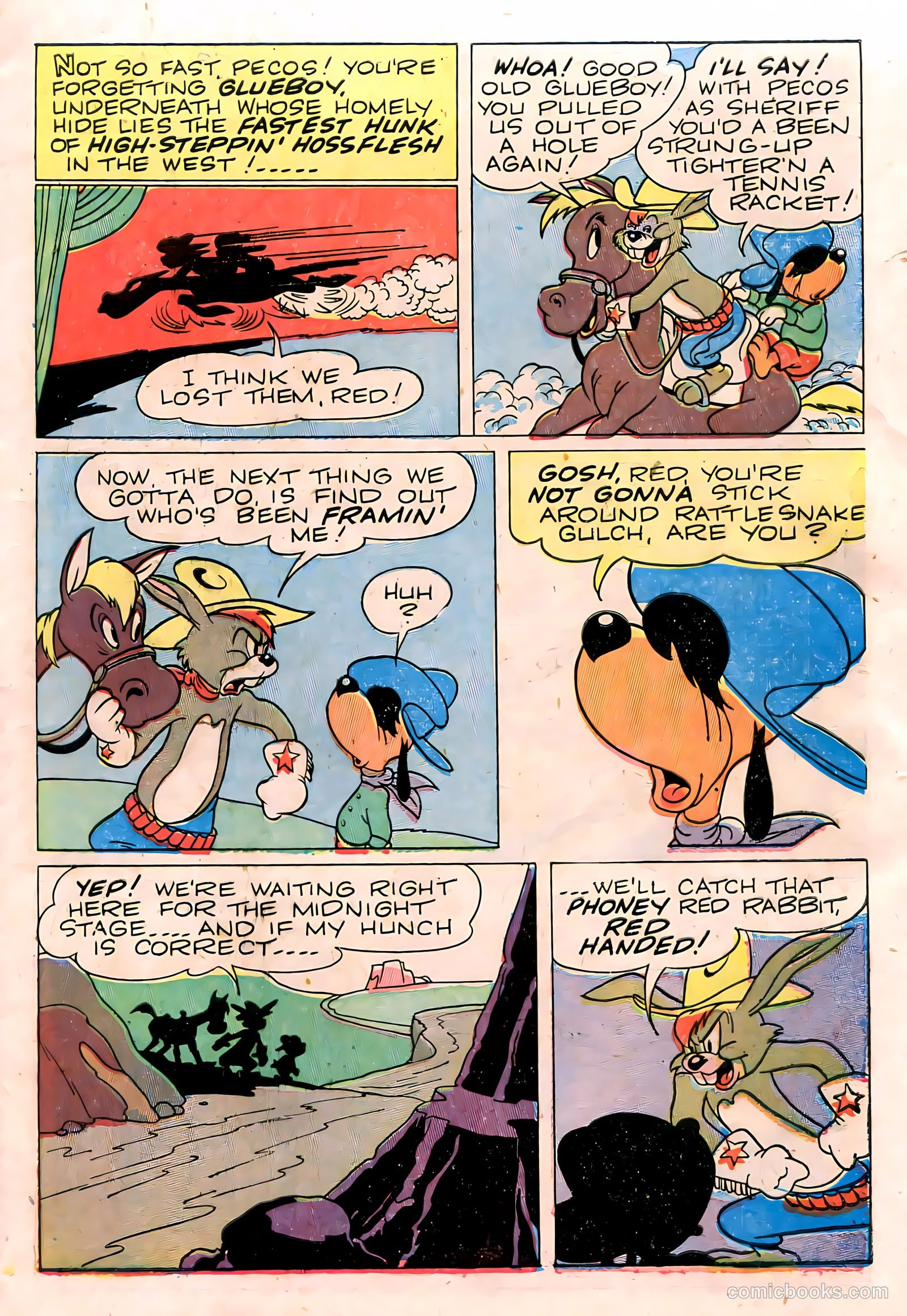"Red" Rabbit Comics #3 (1947) — page 9 of 52