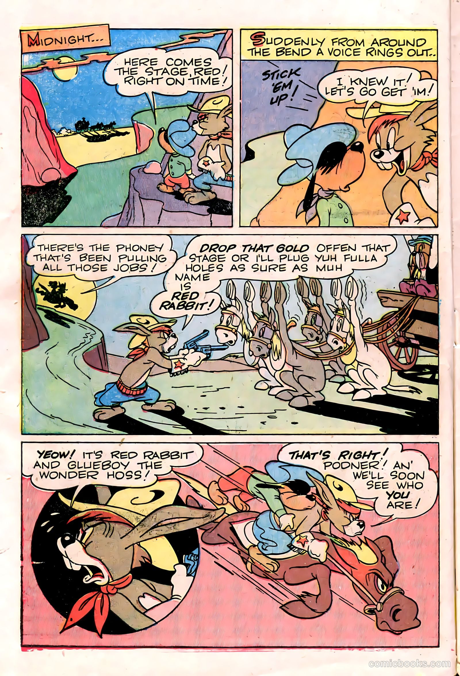 "Red" Rabbit Comics #3 (1947) — page 10 of 52