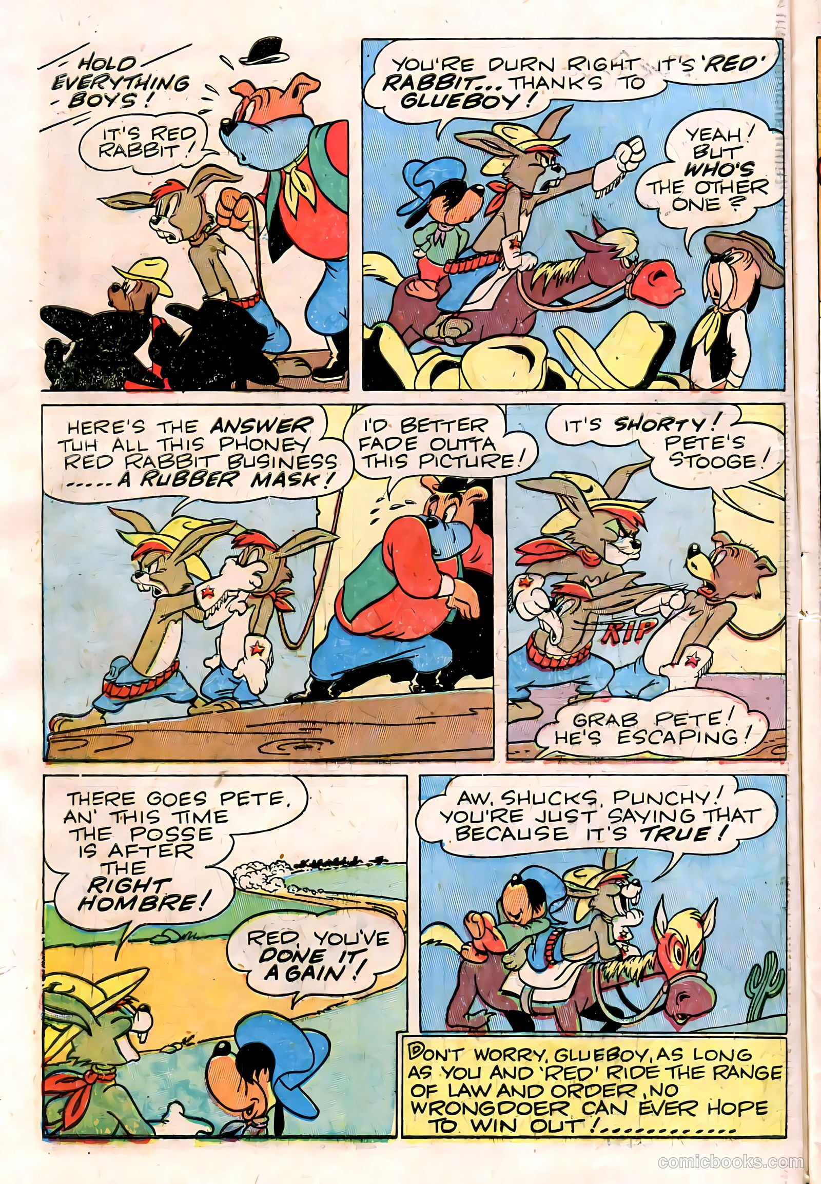 "Red" Rabbit Comics #3 (1947) — page 14 of 52