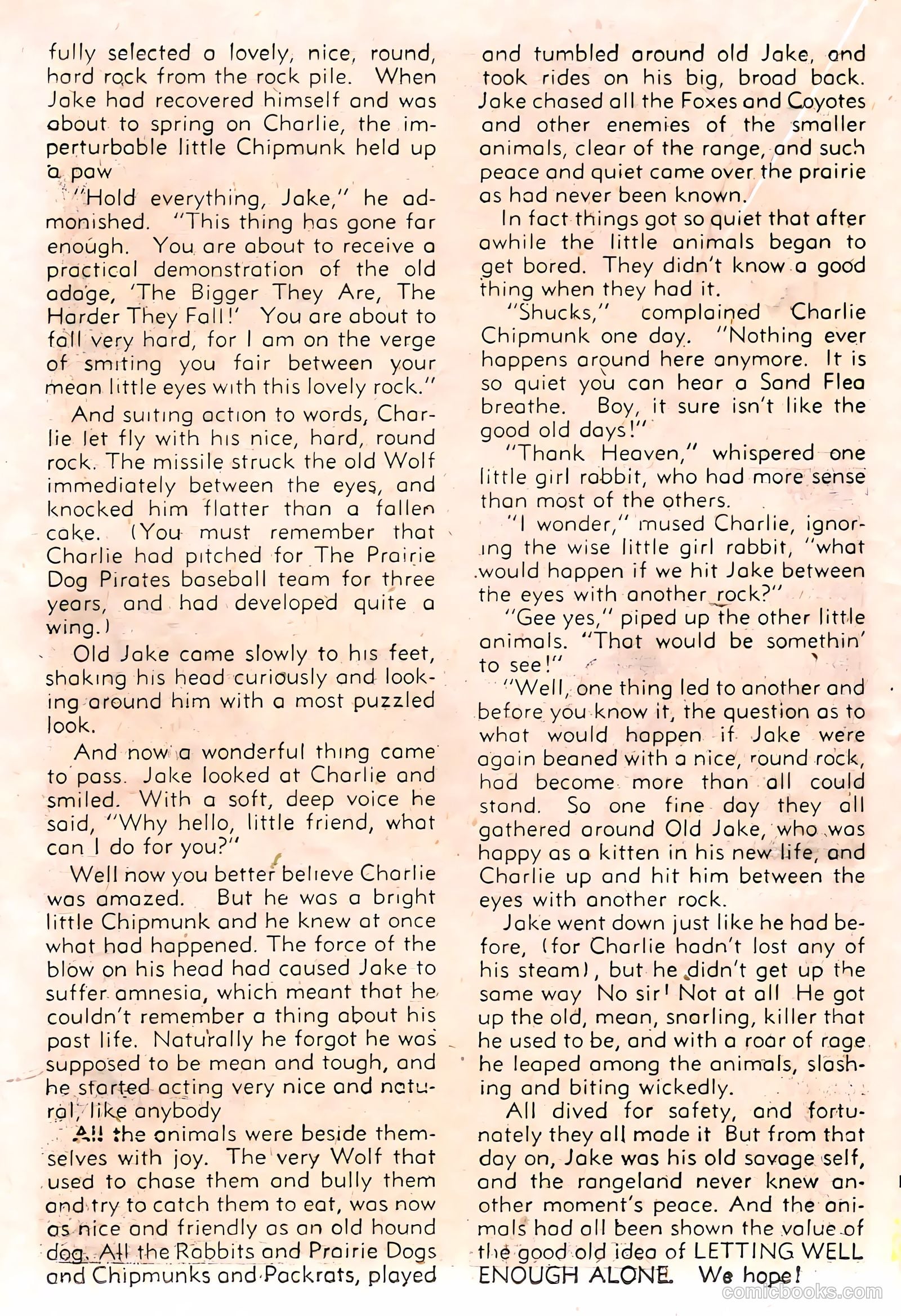 "Red" Rabbit Comics #3 (1947) — page 30 of 52