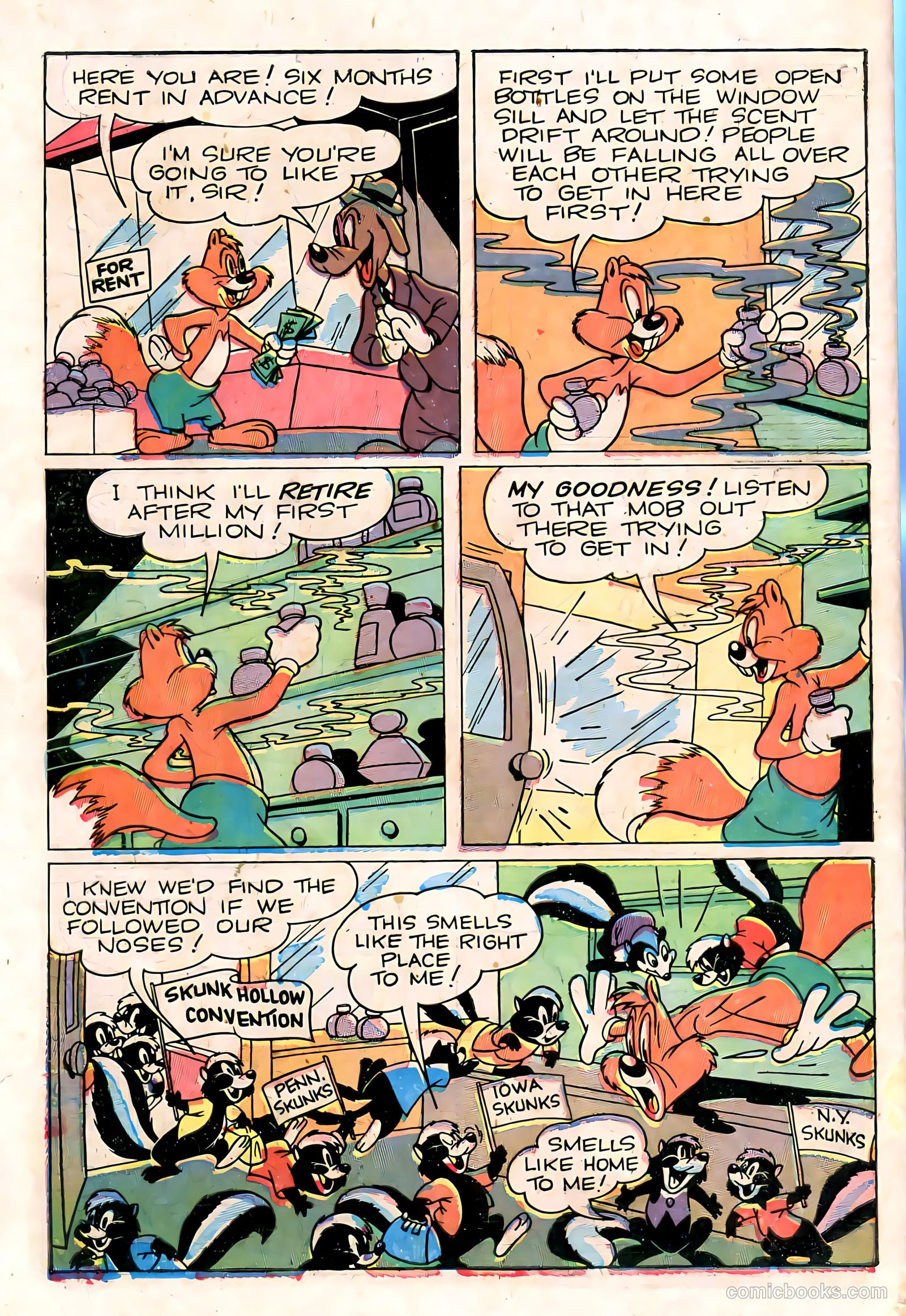 "Red" Rabbit Comics #3 (1947) — page 50 of 52