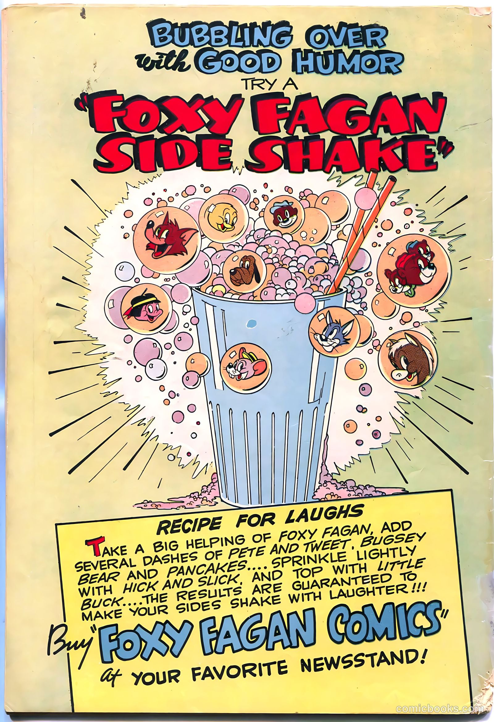 "Red" Rabbit Comics #3 (1947) — page 52 of 52