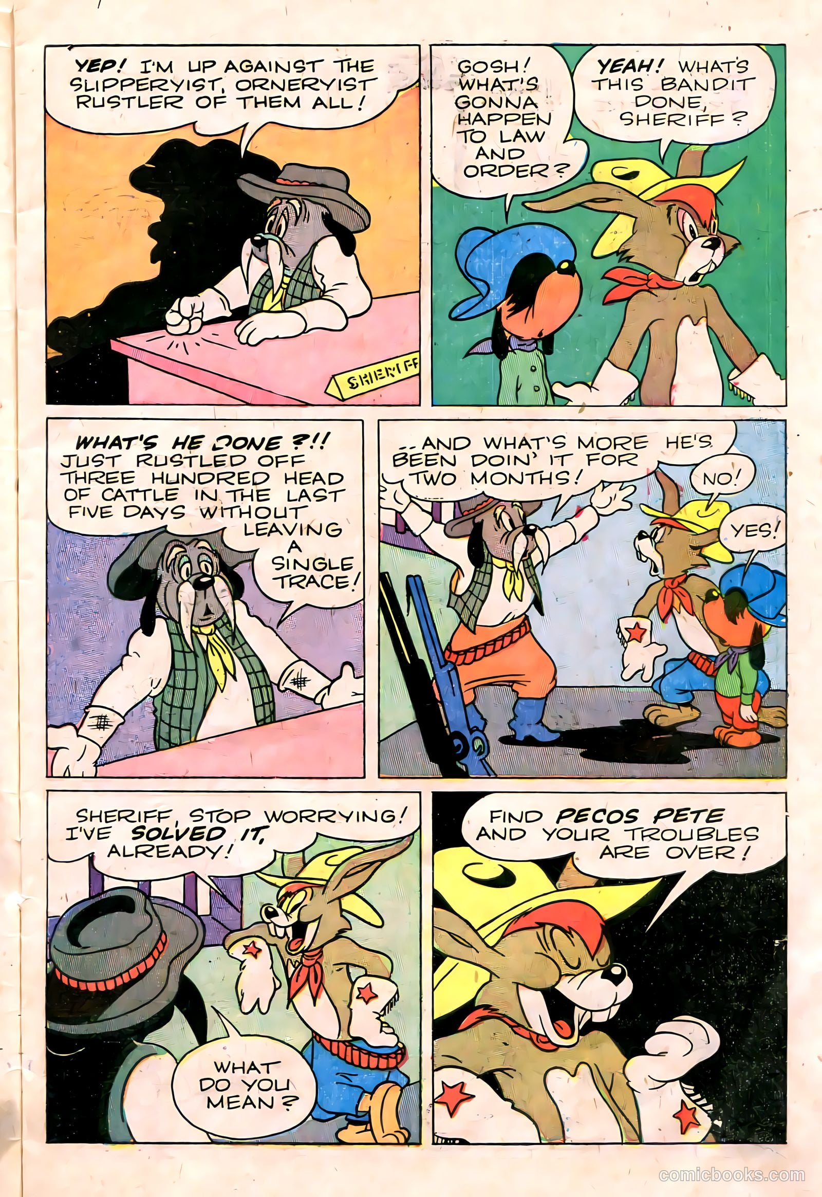 "Red" Rabbit Comics #4 (1947) — page 5 of 52