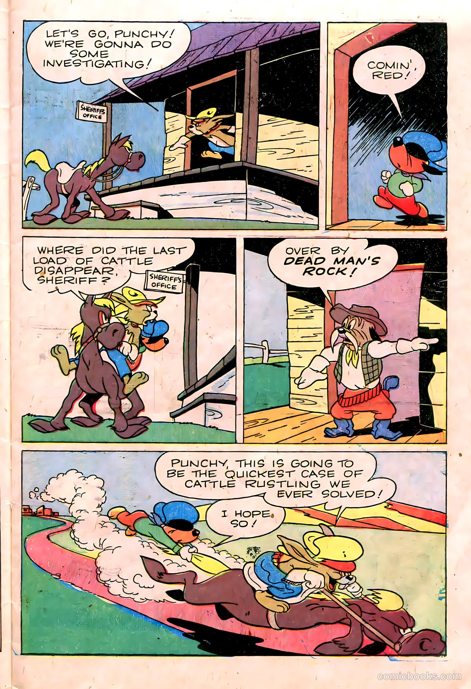 "Red" Rabbit Comics #4 (1947) — page 7 of 52